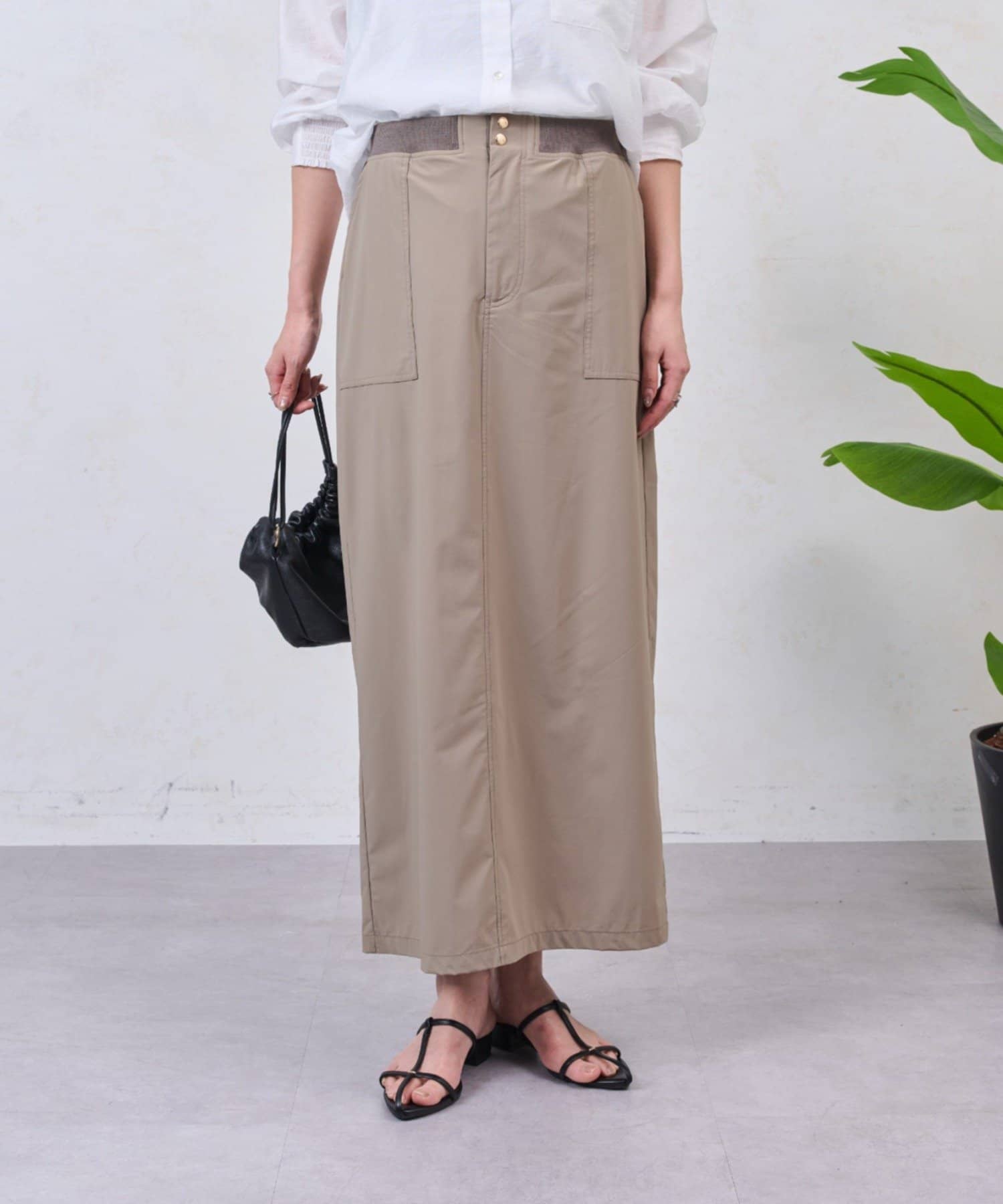 Jena　espace merveilleux(ジェナ　エスパスメルヴェイユ) ウエストゴムIラインスカート