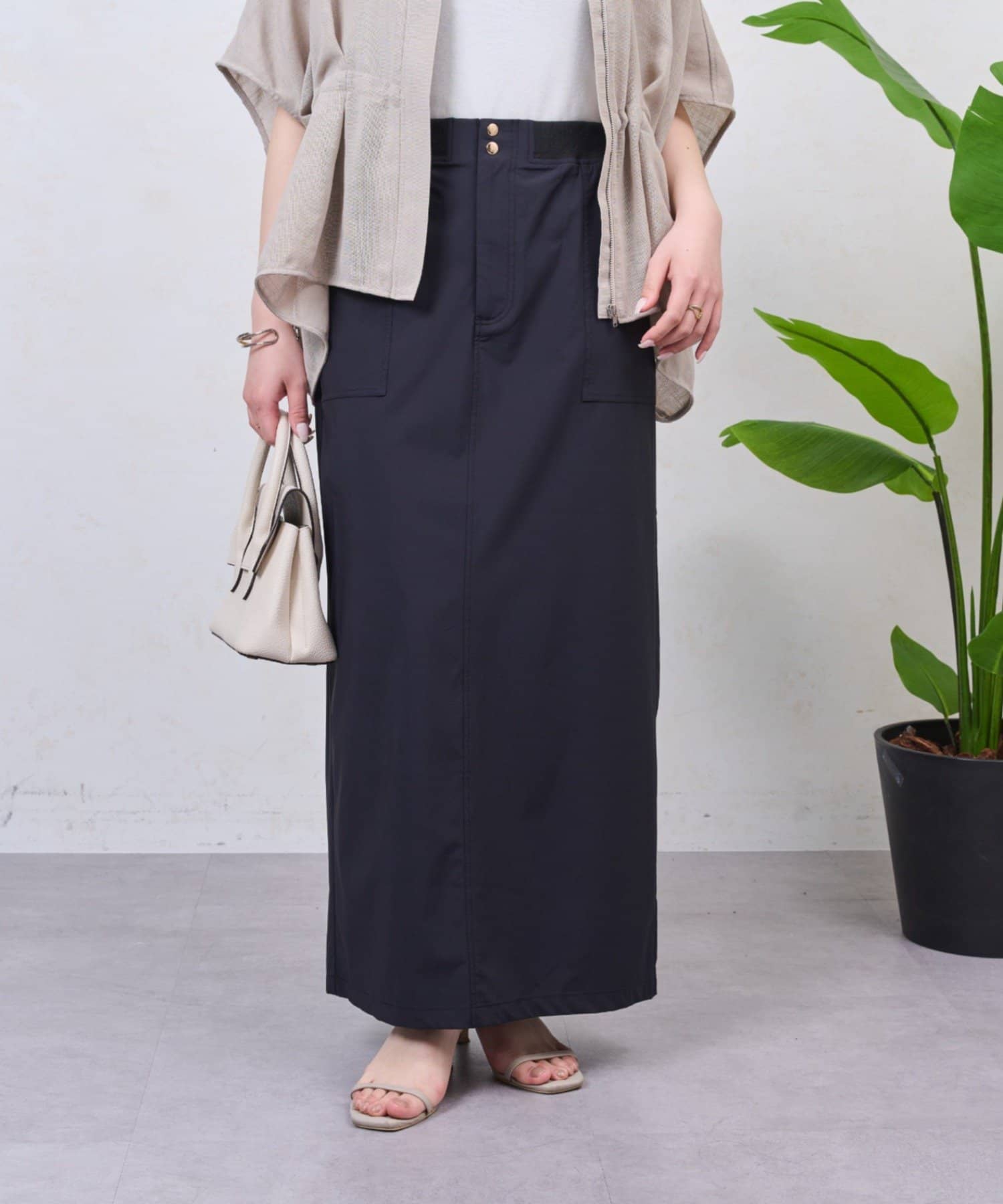 Jena　espace merveilleux(ジェナ　エスパスメルヴェイユ) ウエストゴムIラインスカート