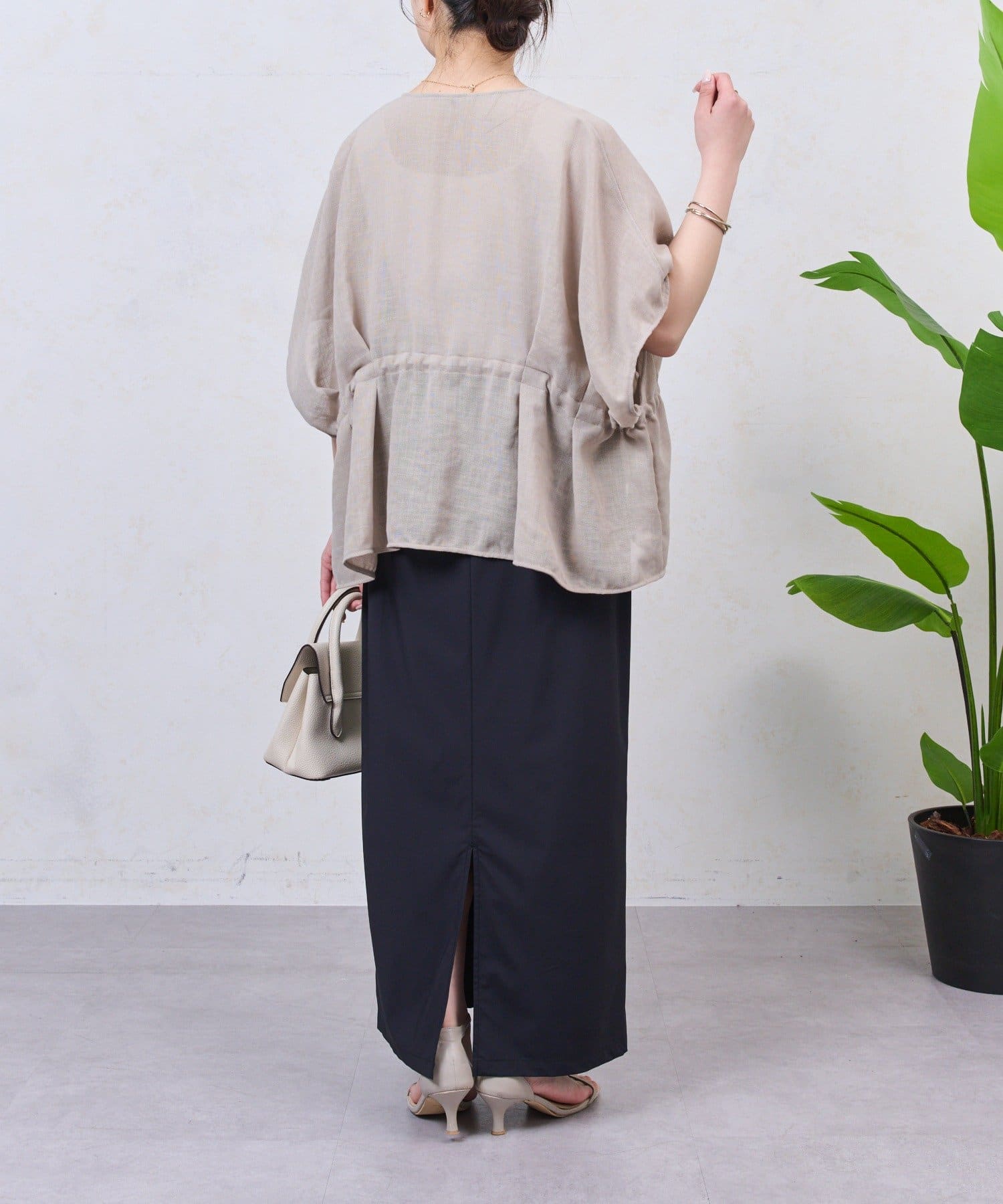 Jena　espace merveilleux(ジェナ　エスパスメルヴェイユ) ウエストゴムIラインスカート