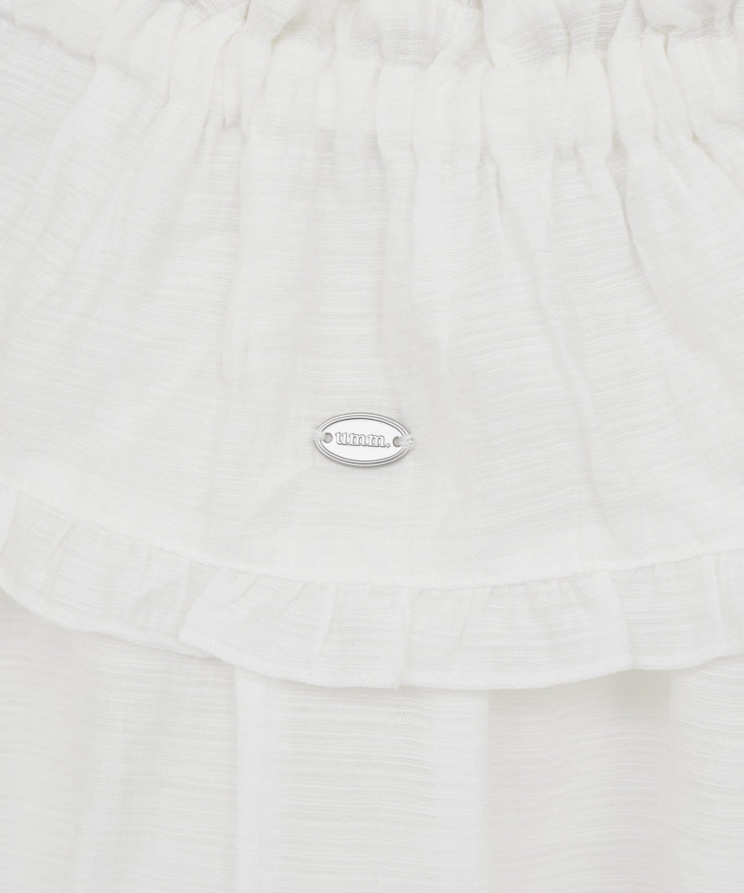 DISCOAT(ディスコート) 【umm.】襟フリルシャツ