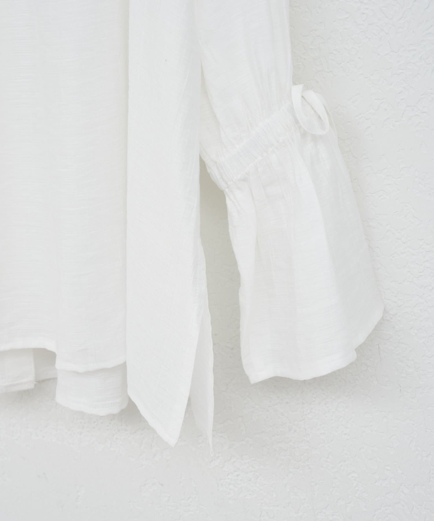 DISCOAT(ディスコート) 【umm.】襟フリルシャツ