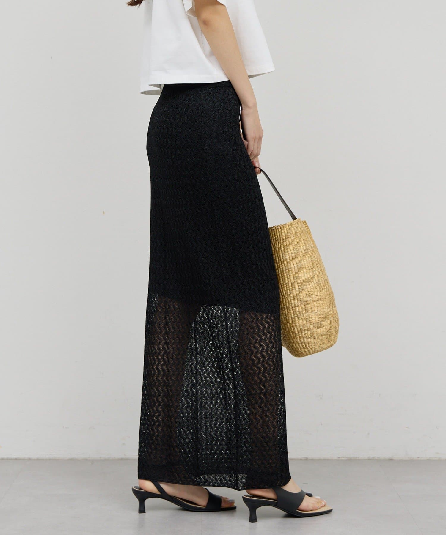 GALLARDAGALANTE(ガリャルダガランテ) ラメラッセルスカート