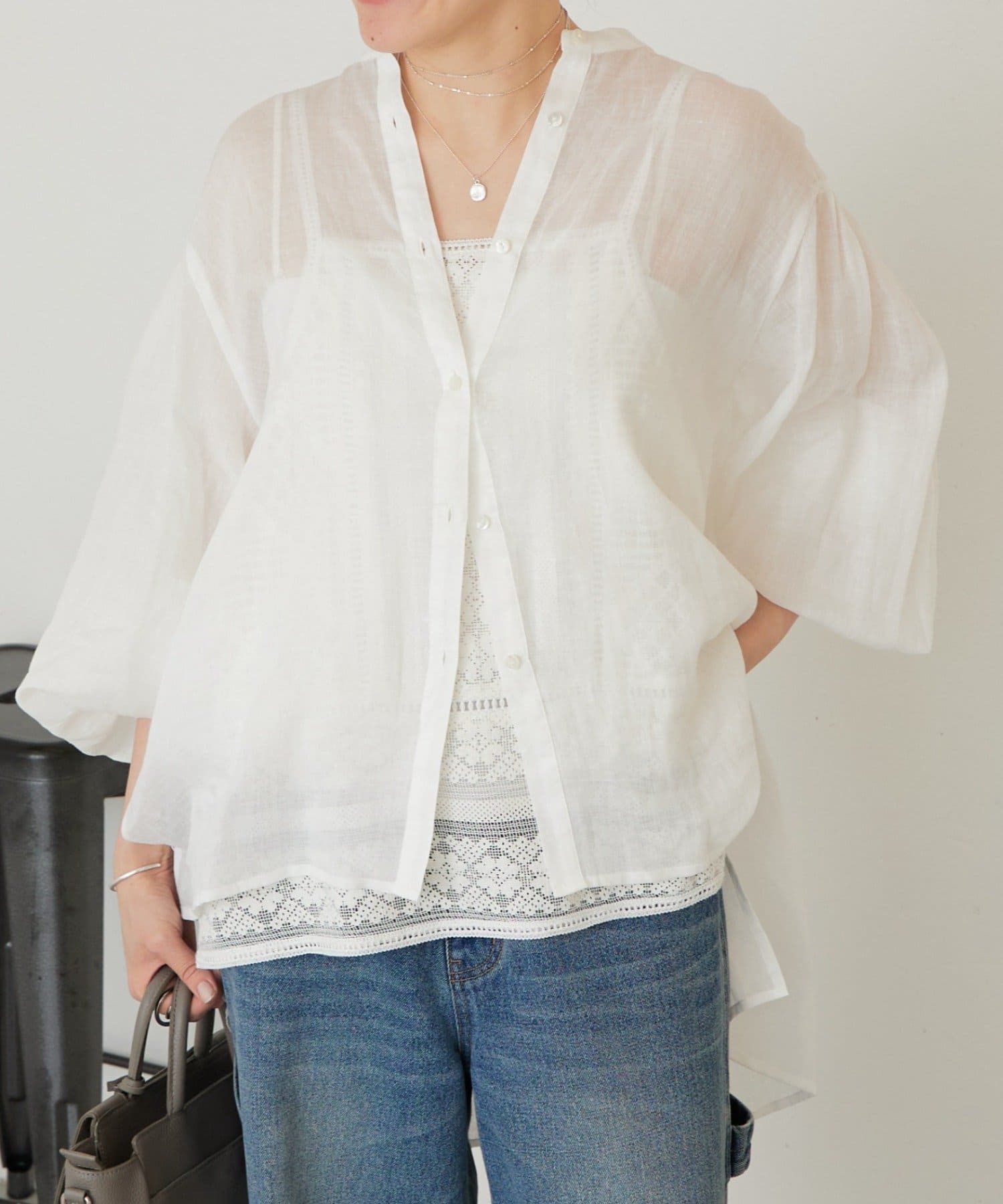 BEARDSLEY(ビアズリー) ラミーソデボリュームシャツ