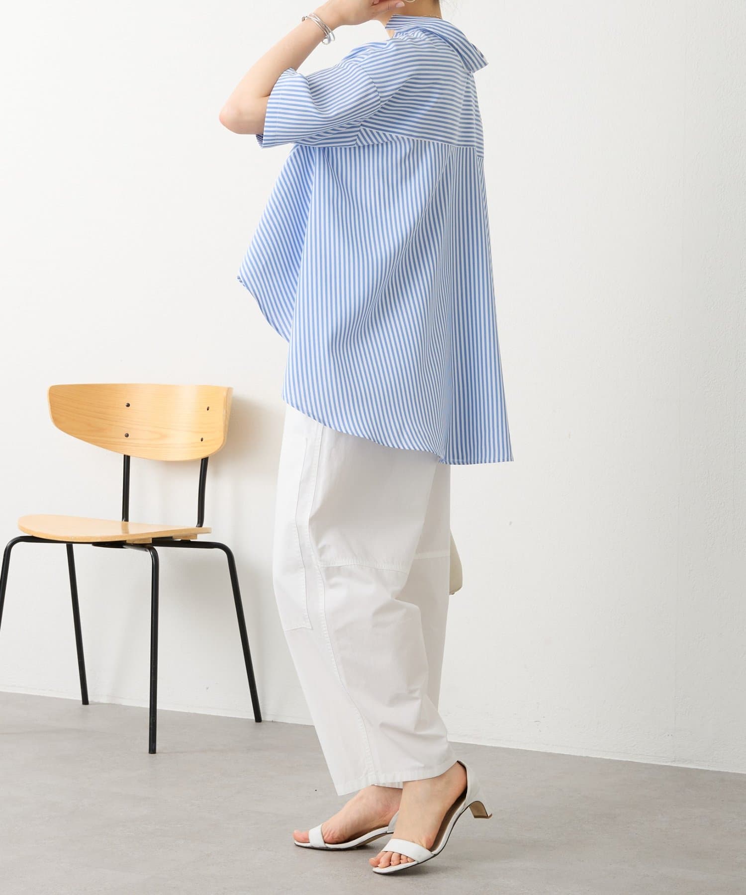 BEARDSLEY(ビアズリー) 《4/2(木)18：00予約開始》フレアハーフスリーブシャツ