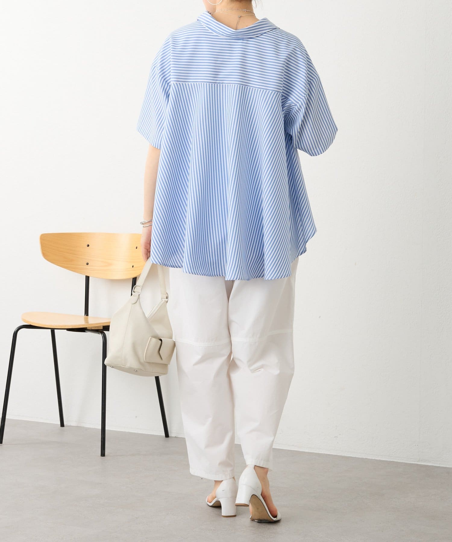 BEARDSLEY(ビアズリー) 《4/2(木)18：00予約開始》フレアハーフスリーブシャツ