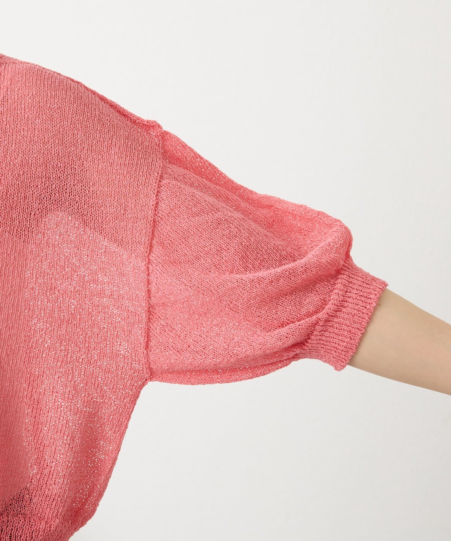 BEARDSLEY(ビアズリー) 《4/1(水)20：00予約開始》ペーパーヤーン前後ニット