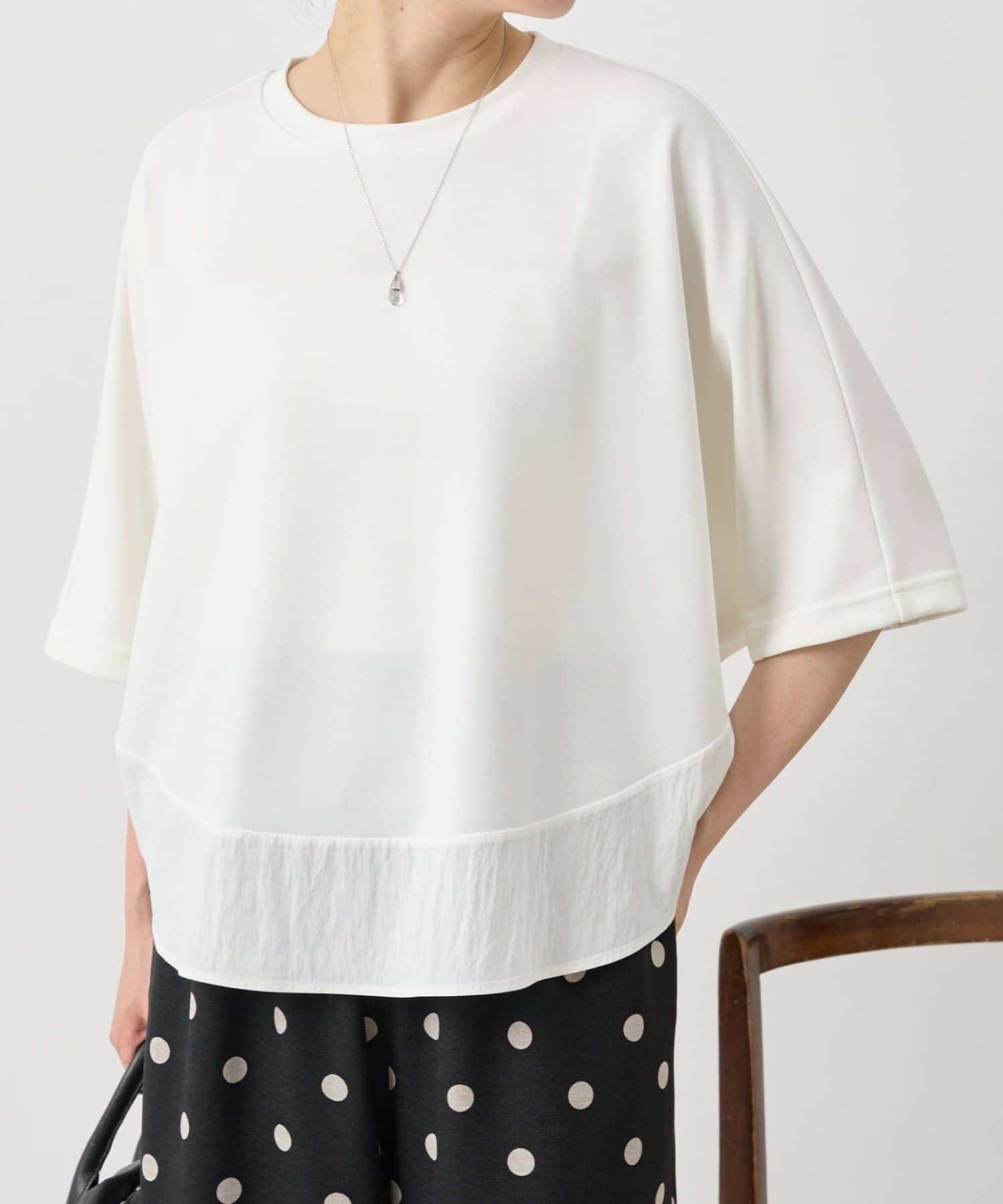 BEARDSLEY(ビアズリー) 《3/19(木)12：00予約開始》ラウンドヘムドルマンカットソー