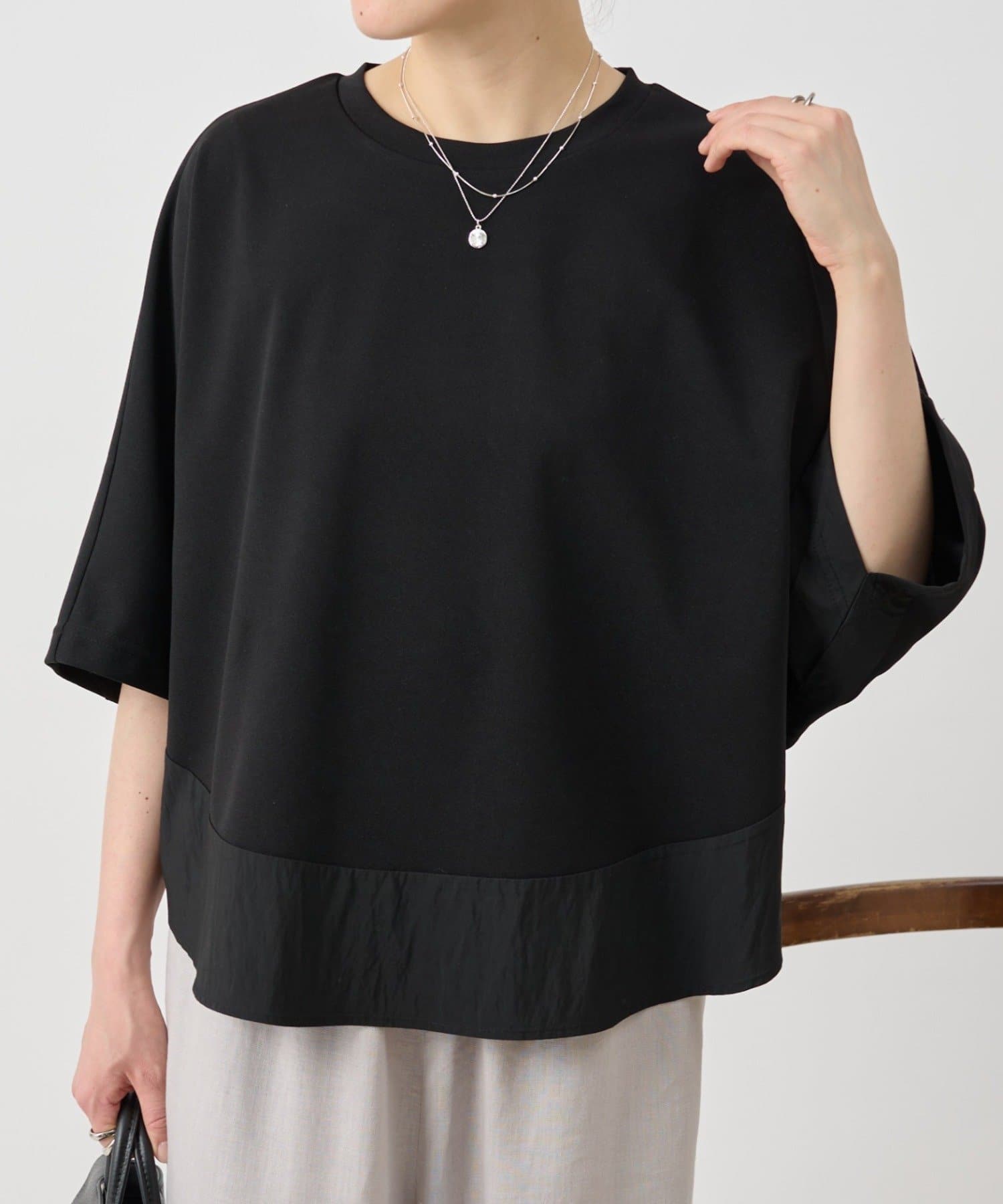 BEARDSLEY(ビアズリー) 《3/19(木)12：00予約開始》ラウンドヘムドルマンカットソー