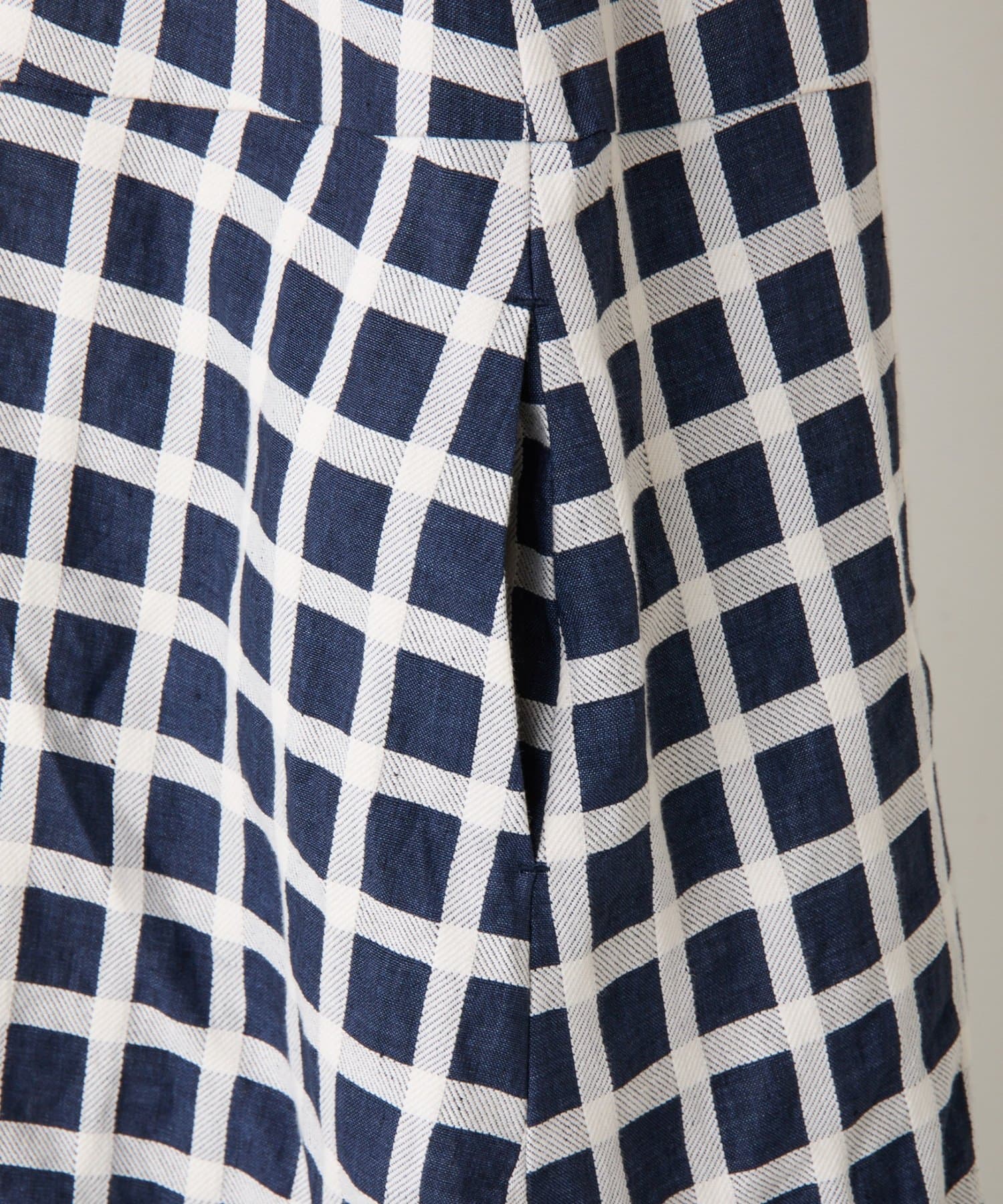 BEARDSLEY(ビアズリー) 綿麻ウインドペンワンピース