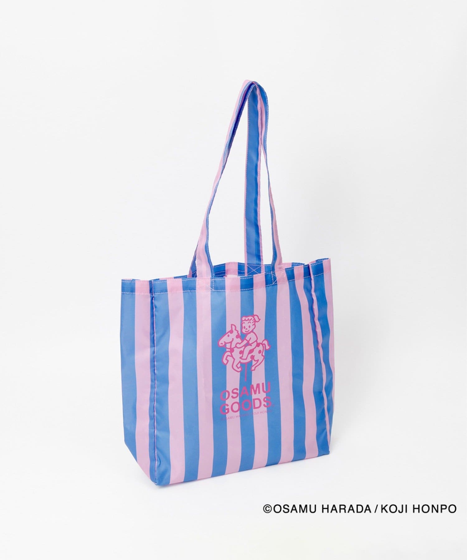 BIRTHDAY BAR(バースデイバー) OSAMU STRIPE ショッピングトートバッグ