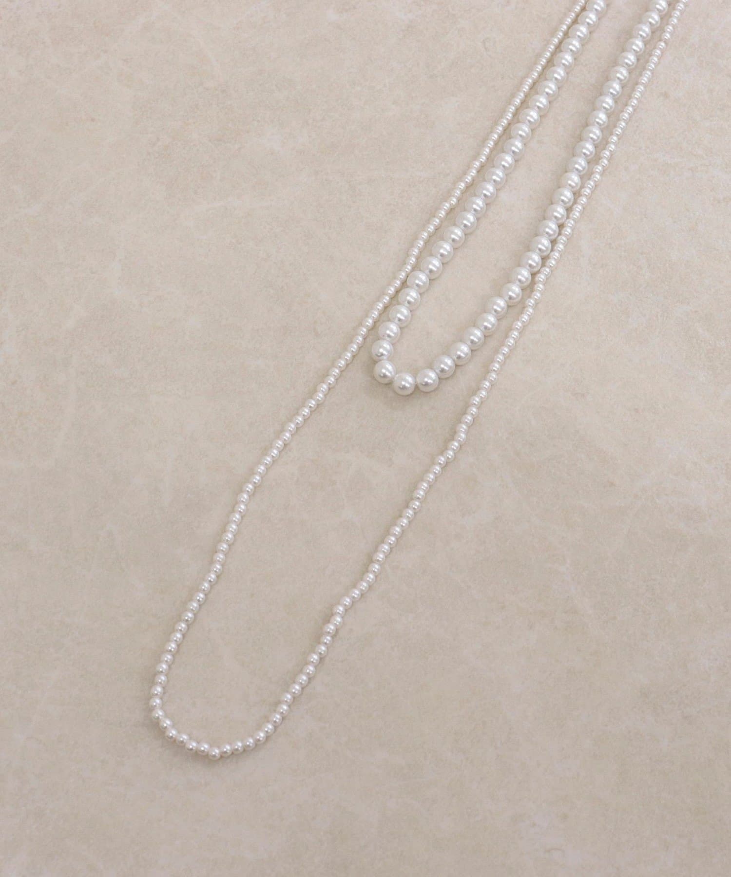 FREDY & GLOSTER(フレディ アンド グロスター) 大小パール2連ネックレス