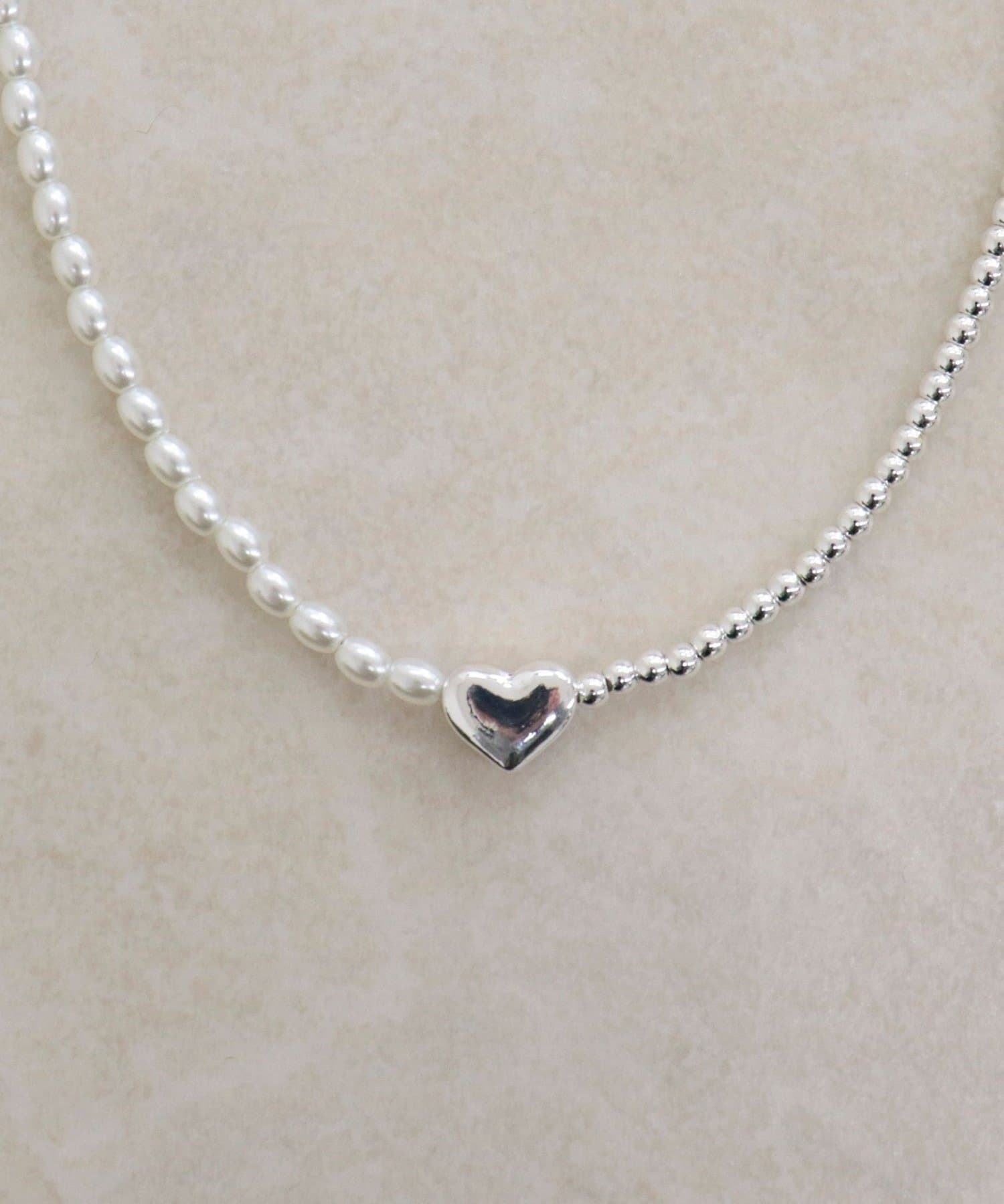 FREDY & GLOSTER(フレディ アンド グロスター) ハートトップバイカラーネックレス