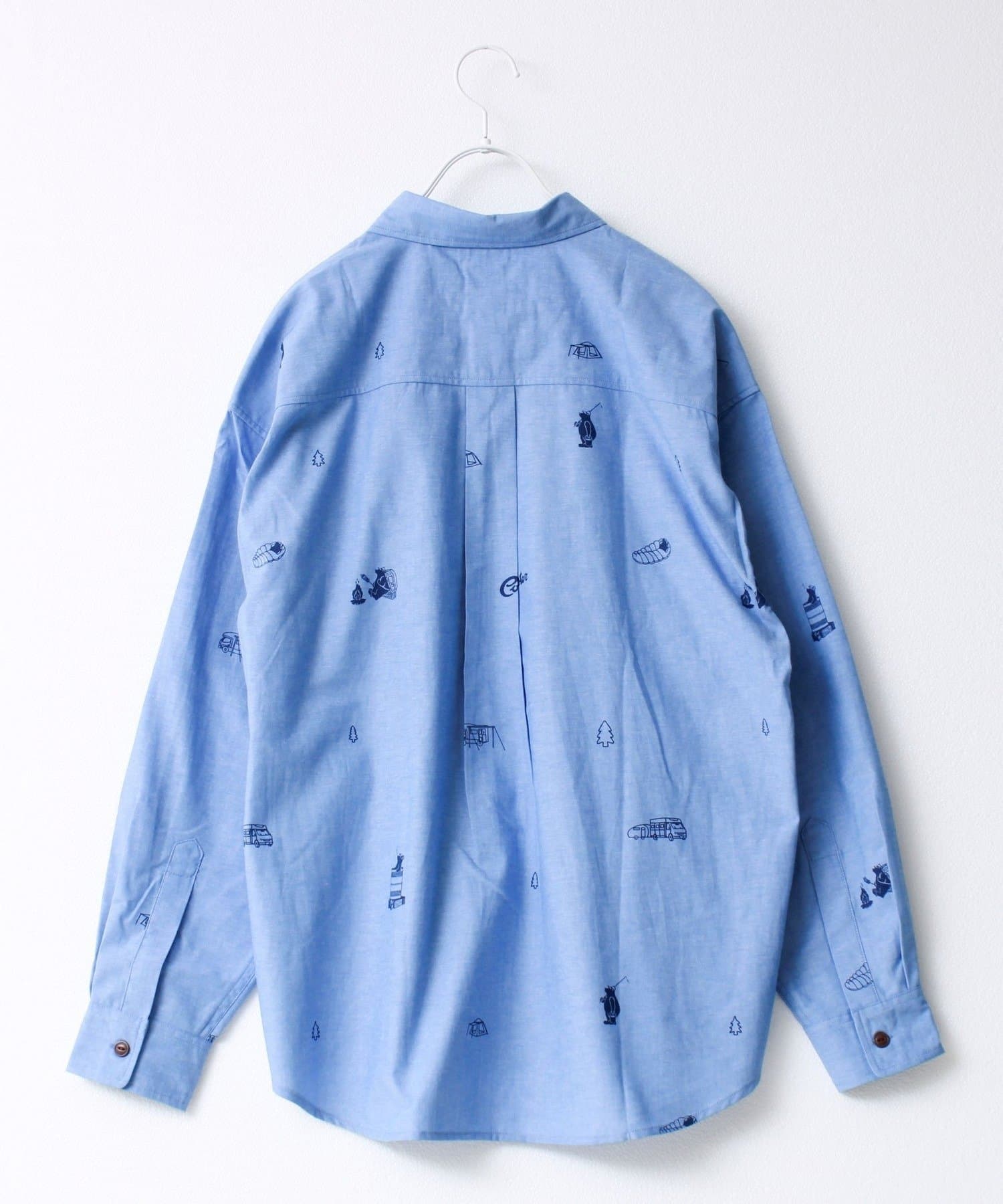 FREDY & GLOSTER(フレディ アンド グロスター) 【COBMASTER/コブマスター】シャンブレー総柄B.Dシャツ