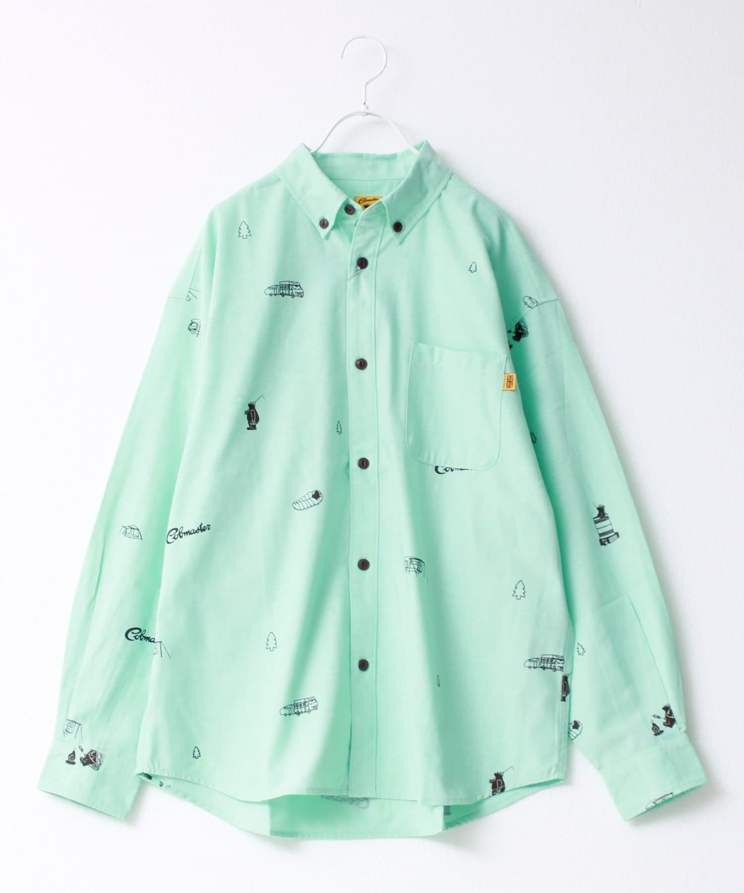 FREDY & GLOSTER(フレディ アンド グロスター) 【COBMASTER/コブマスター】シャンブレー総柄B.Dシャツ