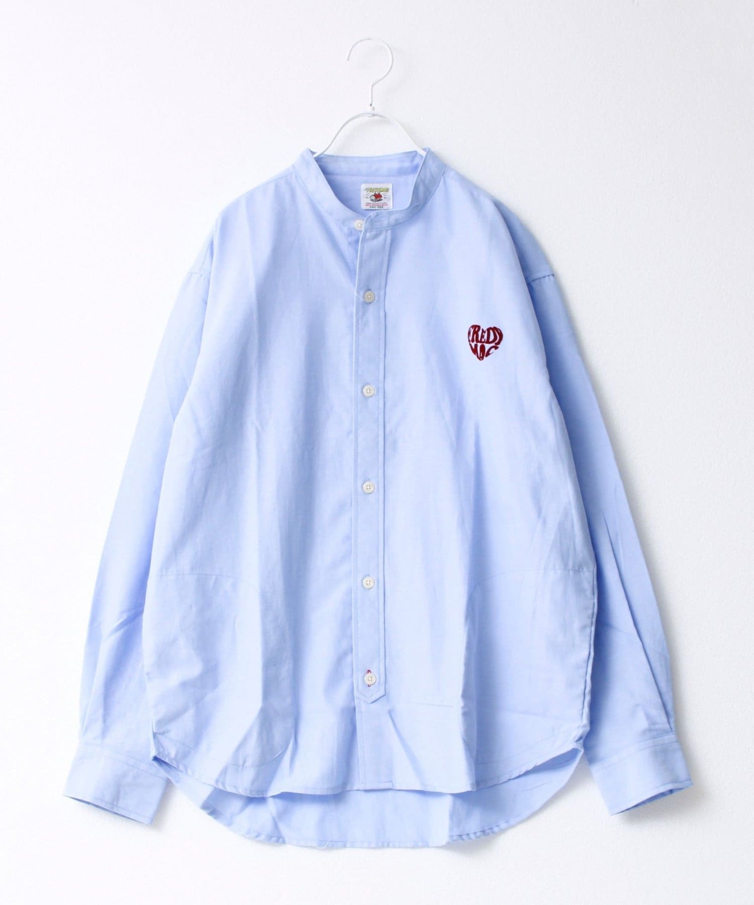 FREDY & GLOSTER(フレディ アンド グロスター) 【FREDYMAC/フレディマック】フロッキープリント バンドカラーシャツ