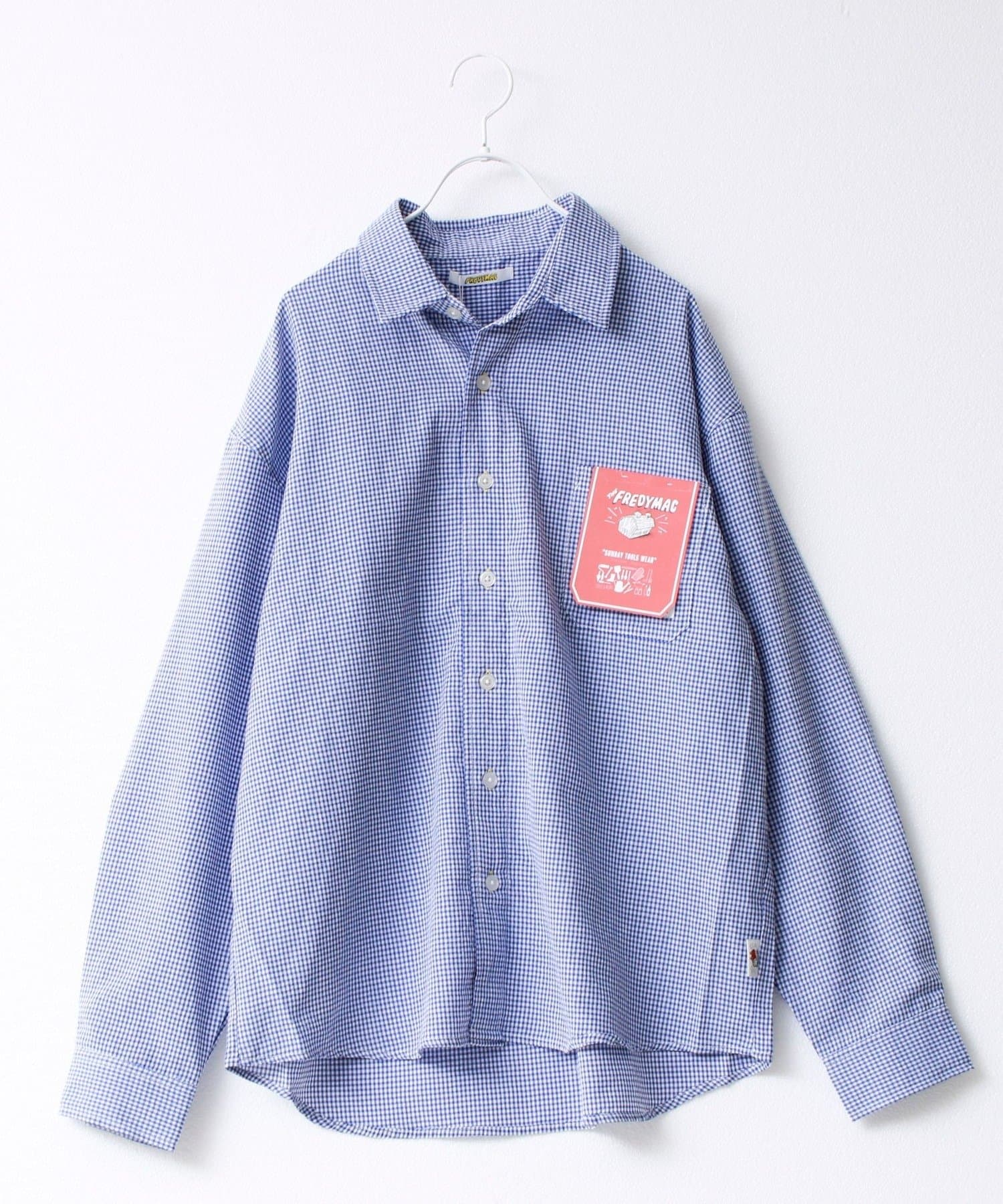 FREDY & GLOSTER(フレディ アンド グロスター) 【FREDYMAC/フレディマック】シアサッカーチェックシャツ