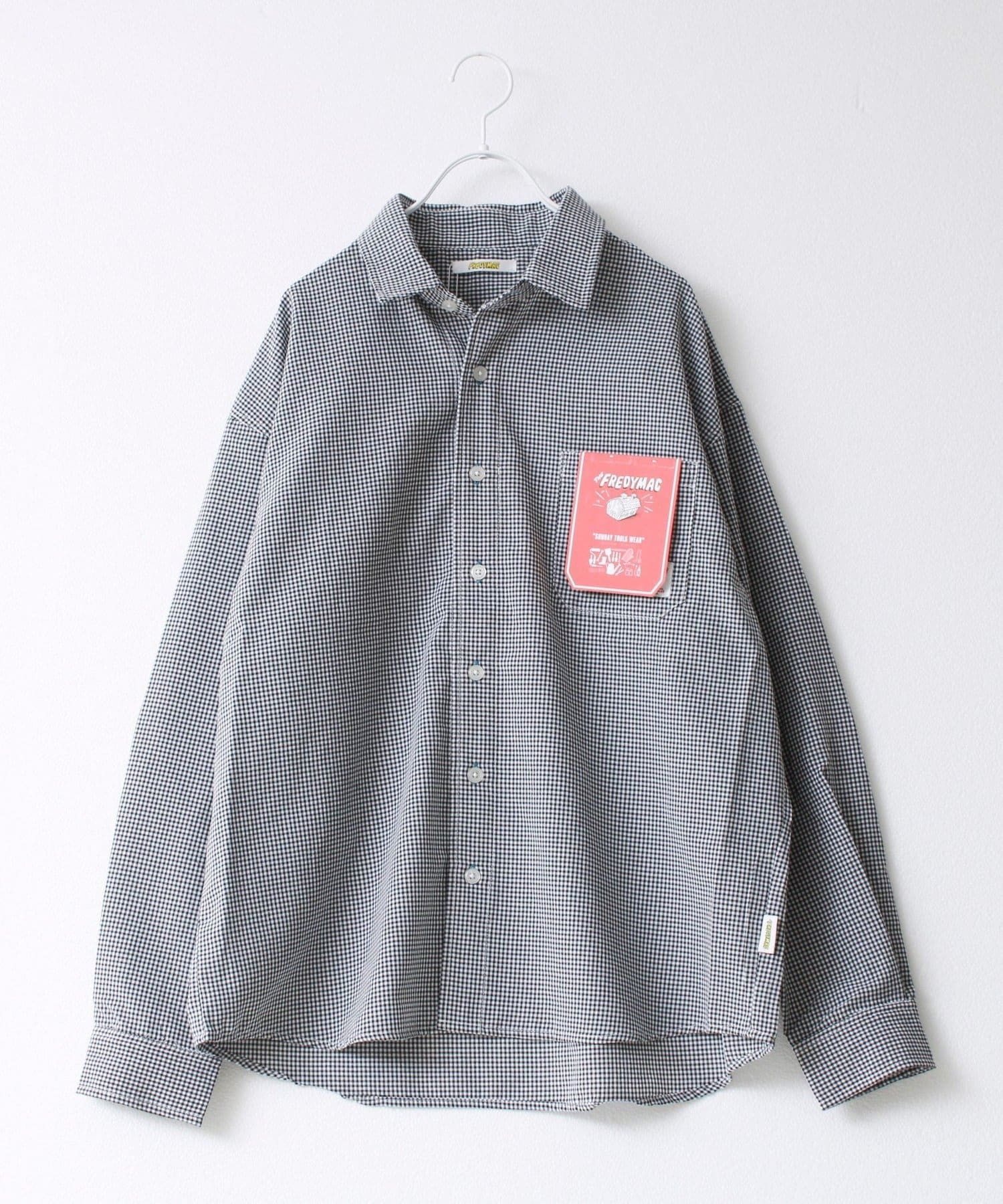 FREDY & GLOSTER(フレディ アンド グロスター) 【FREDYMAC/フレディマック】シアサッカーチェックシャツ
