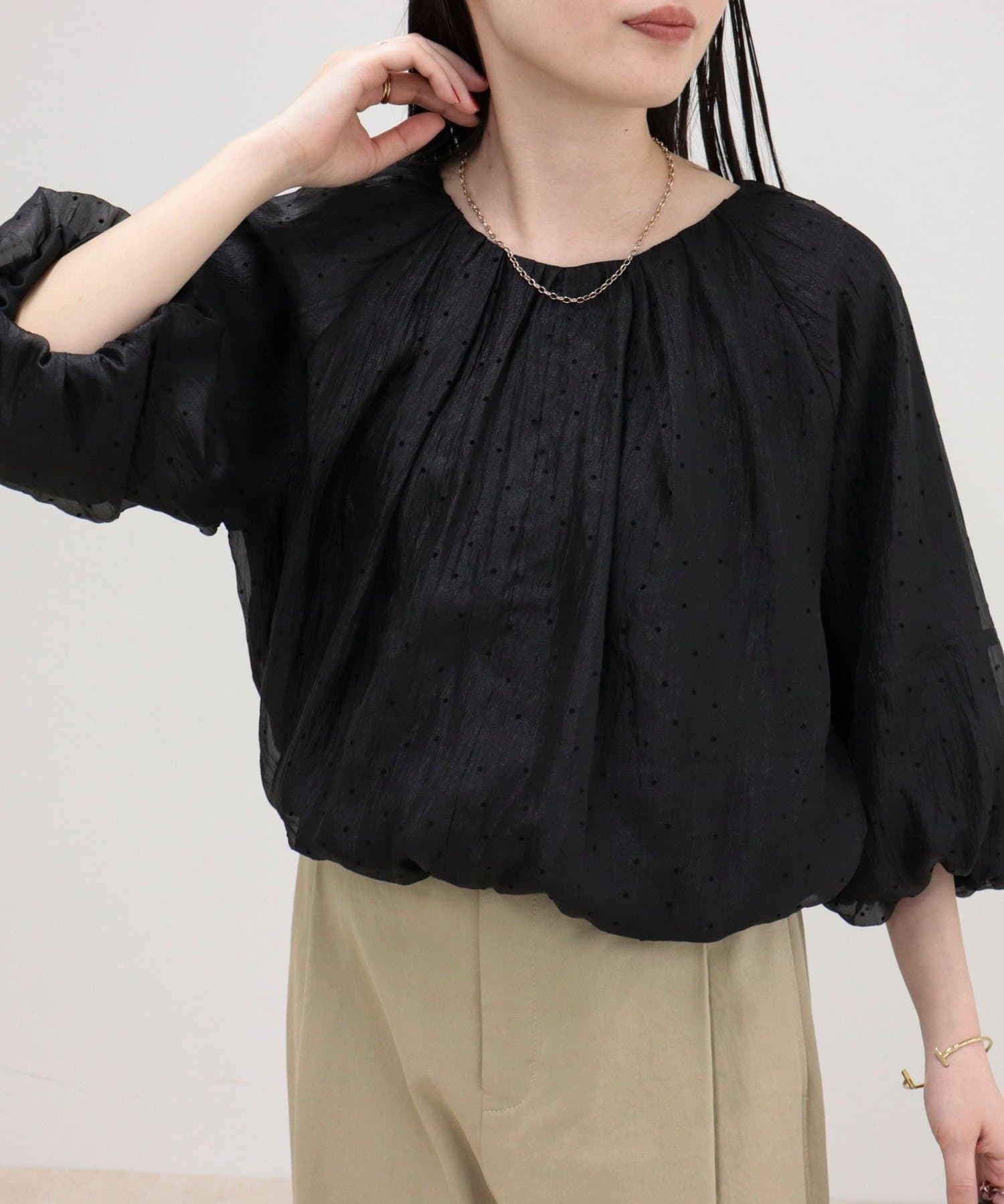 FREDY & GLOSTER(フレディ アンド グロスター) バルーンギャザーブラウス