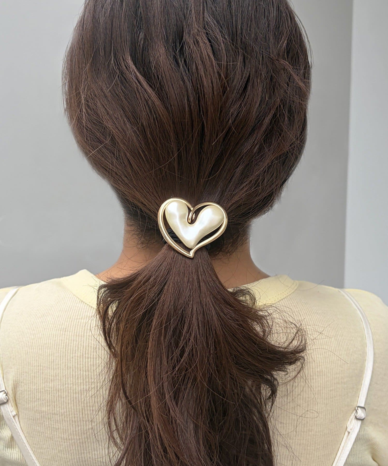 Lattice(ラティス) ぷっくりハートヘアゴム