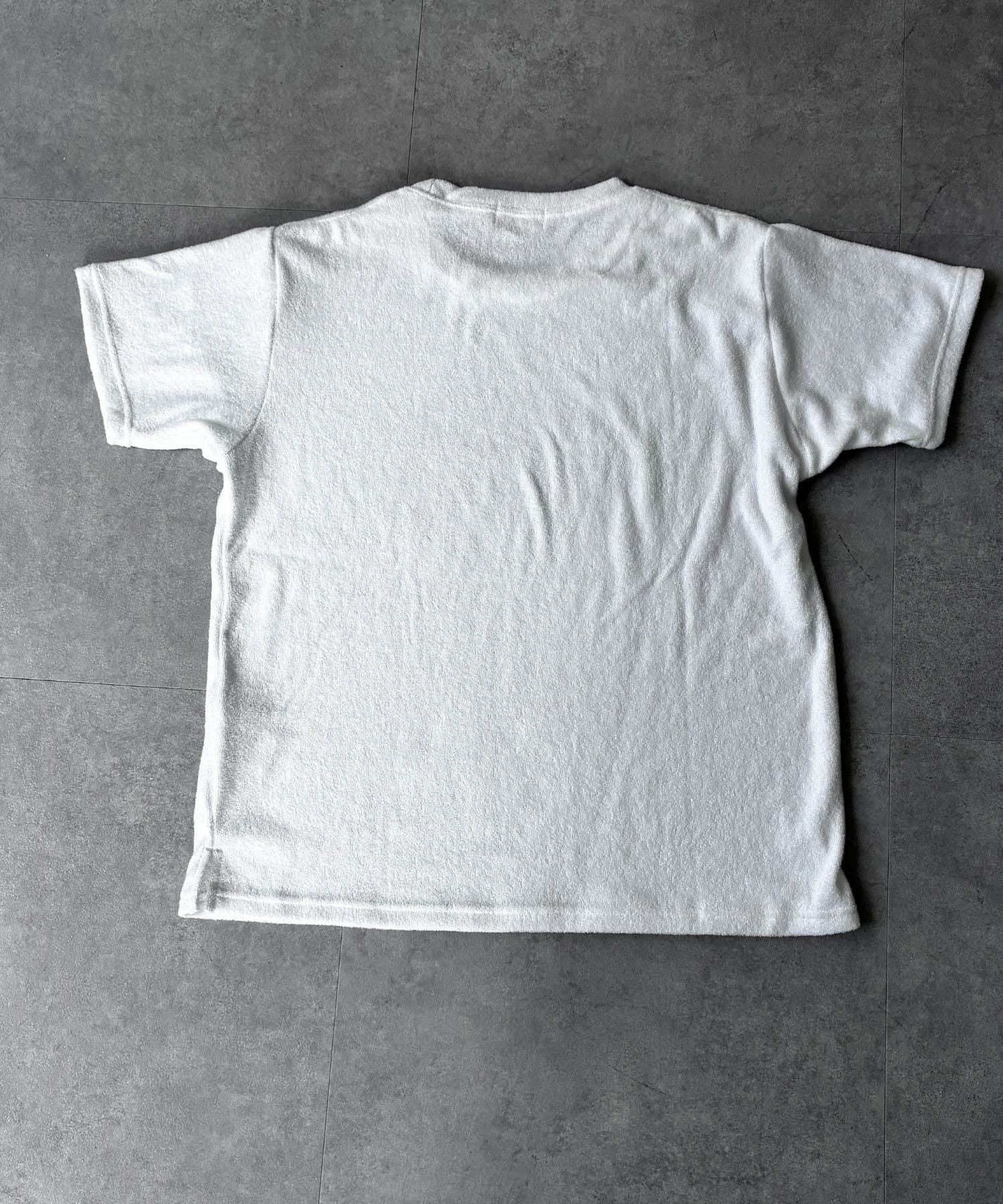 LOCUST(ローカスト) パイルフレンチブルUSAフラッグT