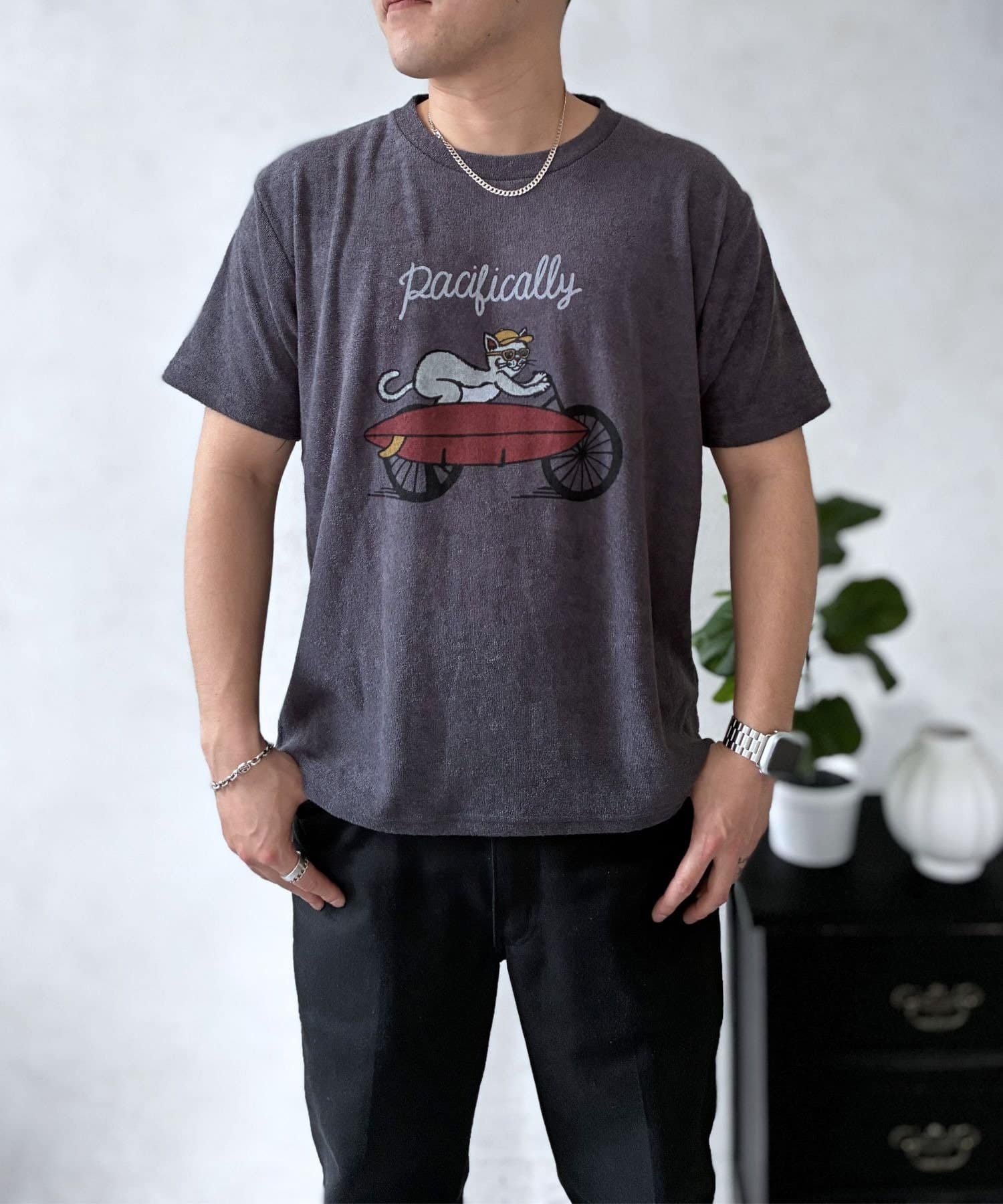 LOCUST(ローカスト) パイルネコSURFチャリT