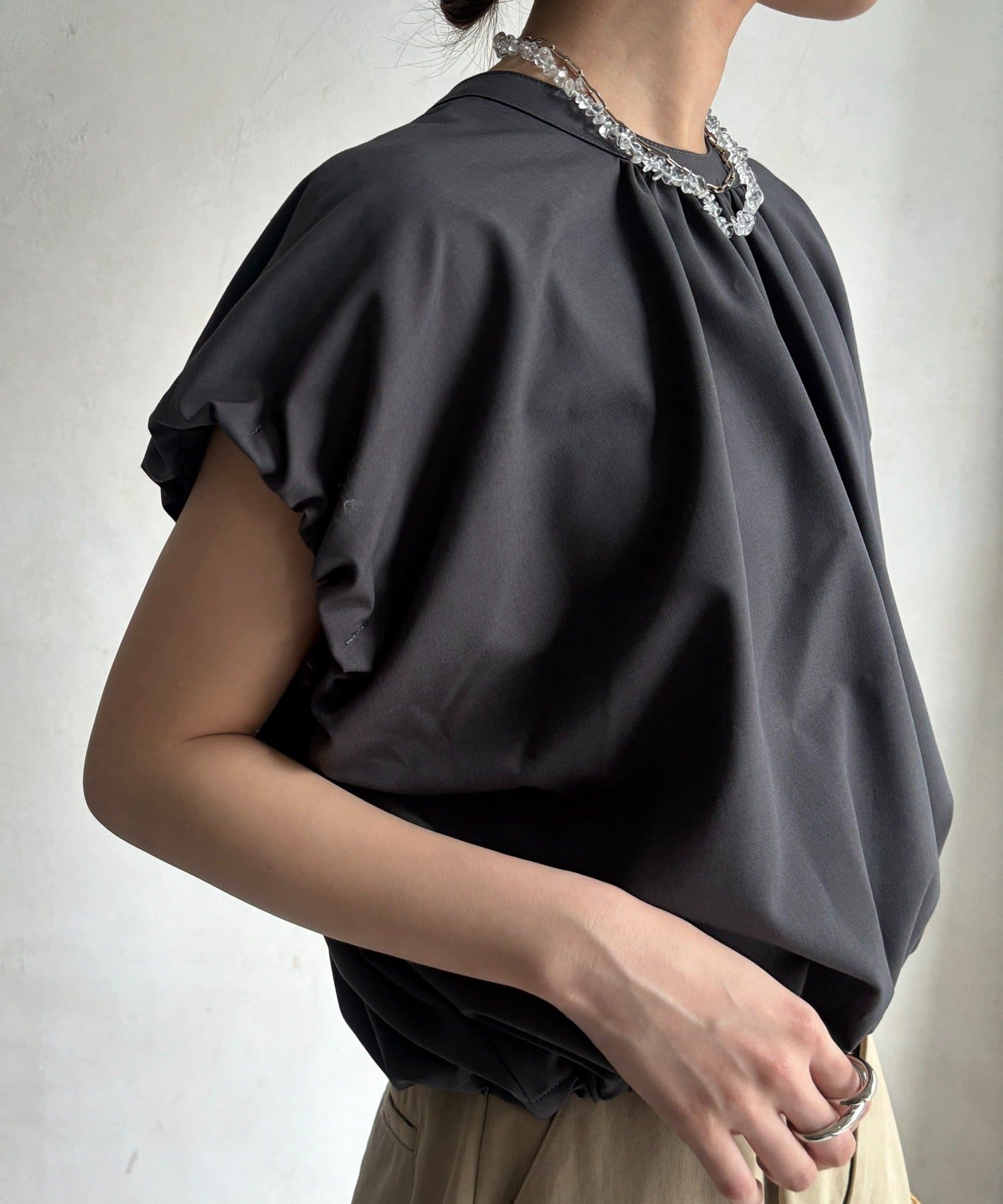 DOUDOU(ドゥドゥ) 2WAYフレンチシャツ