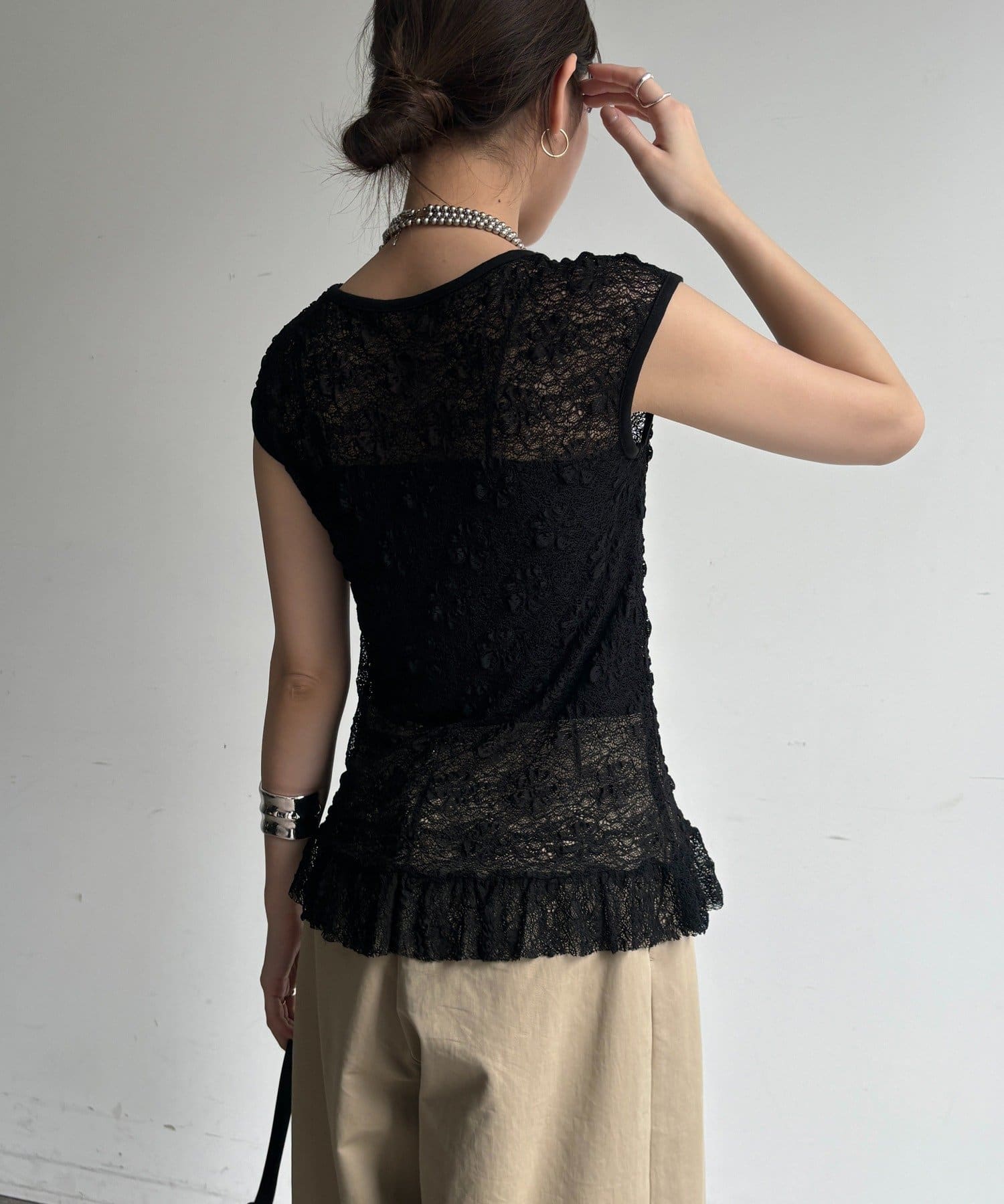 DOUDOU(ドゥドゥ) レースフレンチタンク