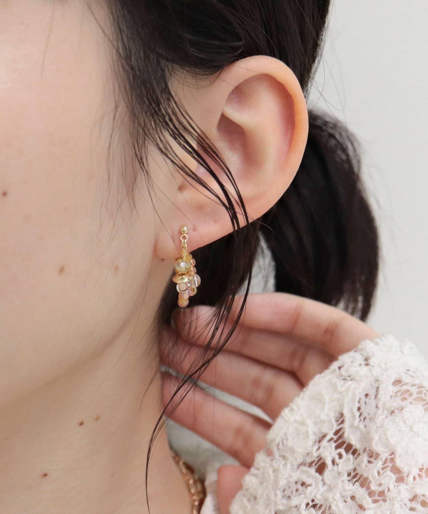 FREDY & GLOSTER(フレディ アンド グロスター) マルチビーズループピアス