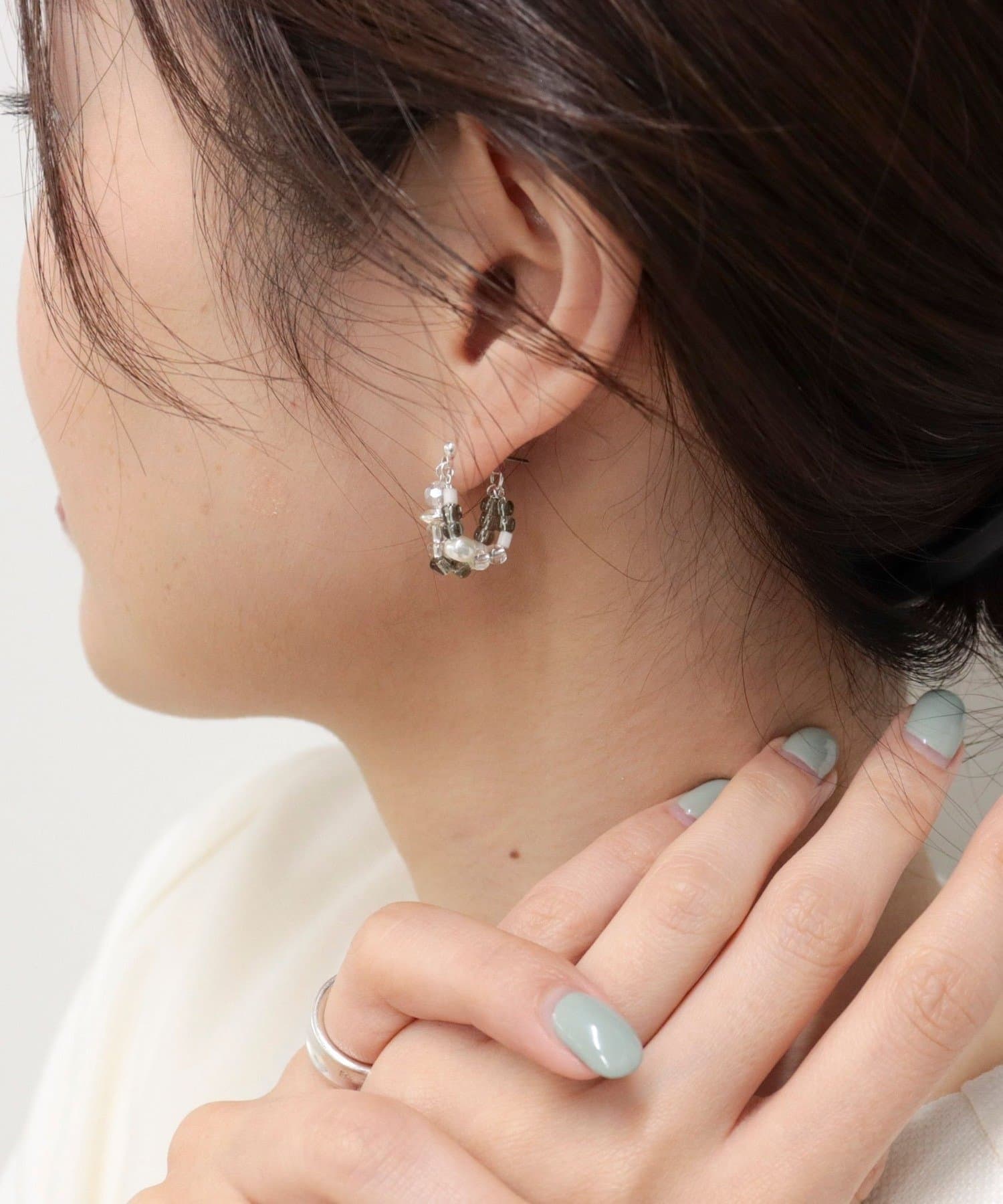 FREDY & GLOSTER(フレディ アンド グロスター) マルチビーズループピアス