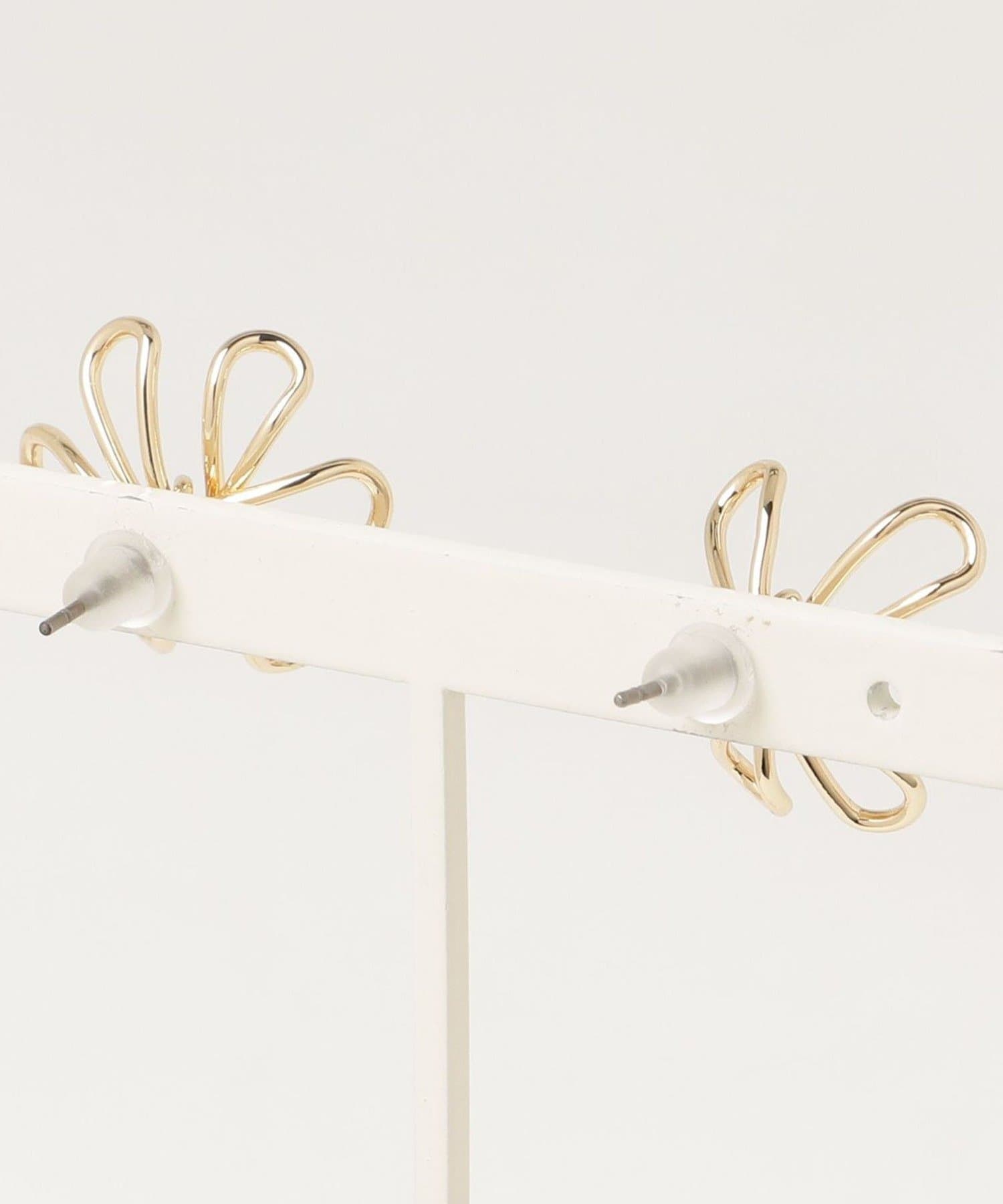 FREDY & GLOSTER(フレディ アンド グロスター) メタルラインフラワーピアス