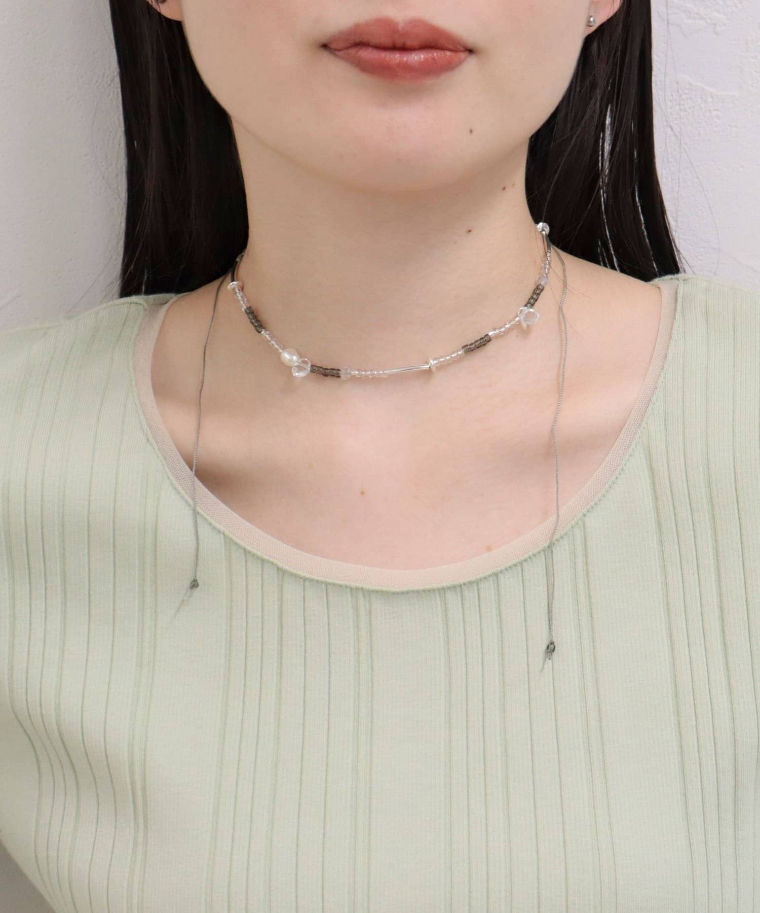 FREDY & GLOSTER(フレディ アンド グロスター) ストリングアジャストビーズチョーカー