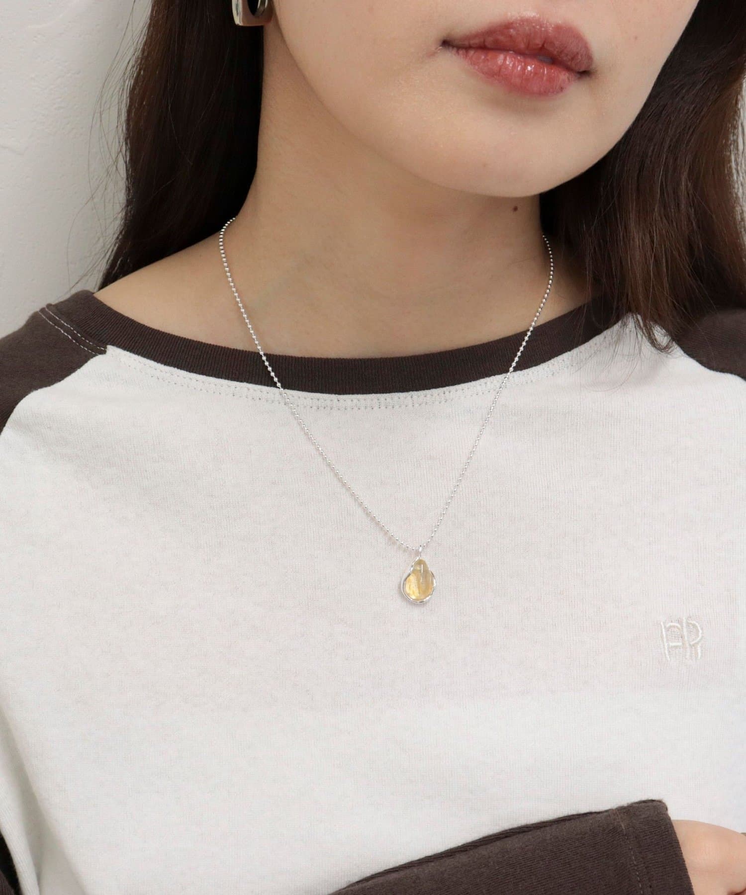 FREDY & GLOSTER(フレディ アンド グロスター) フェイクストーントップネックレス