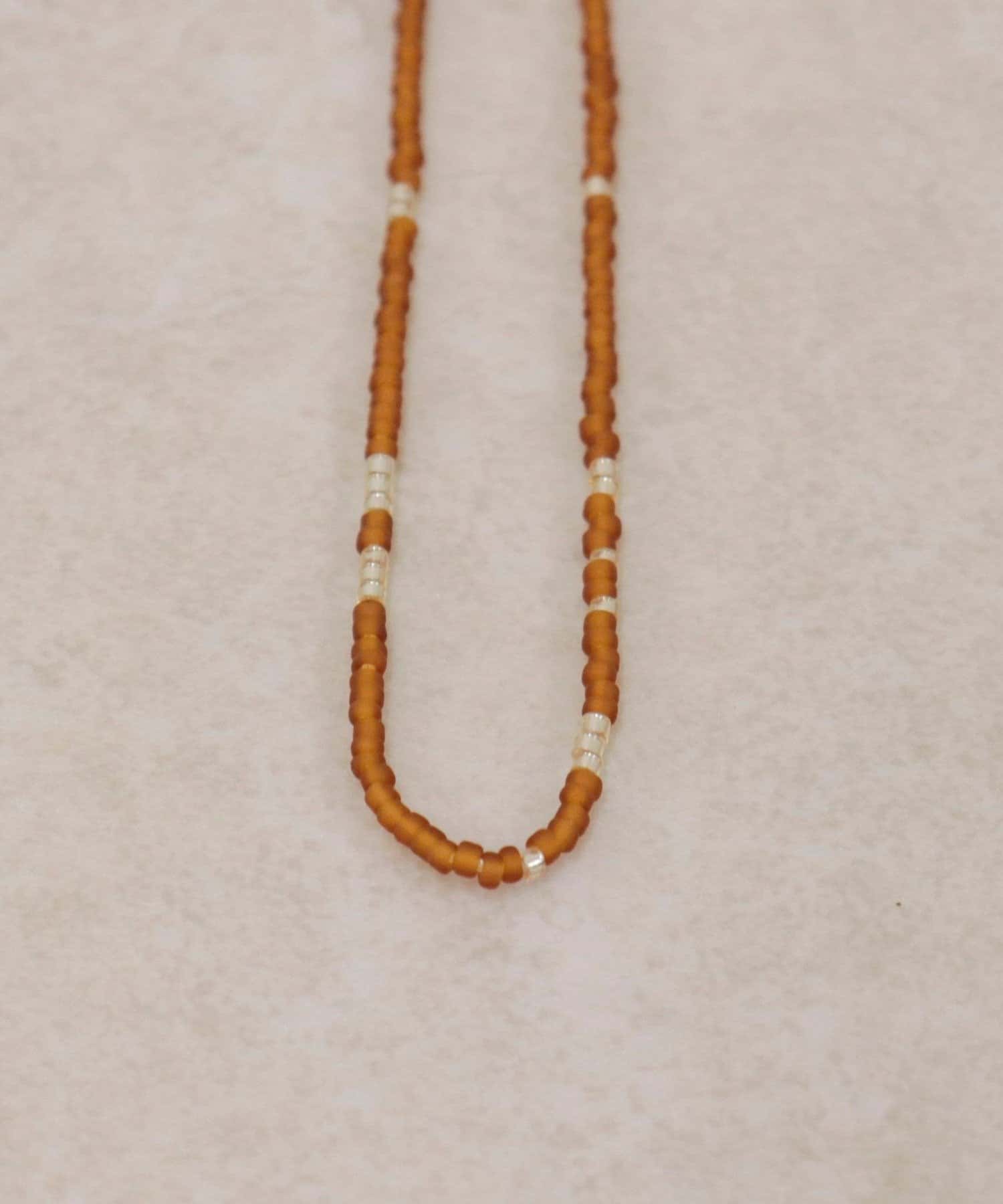 FREDY & GLOSTER(フレディ アンド グロスター) マットビーズアジャスト2セットネックレス