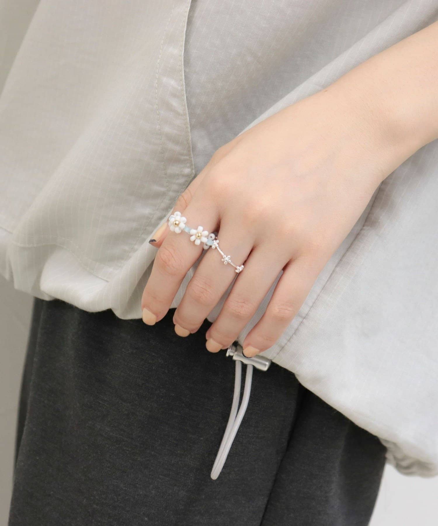 FREDY & GLOSTER(フレディ アンド グロスター) お花2セットリング