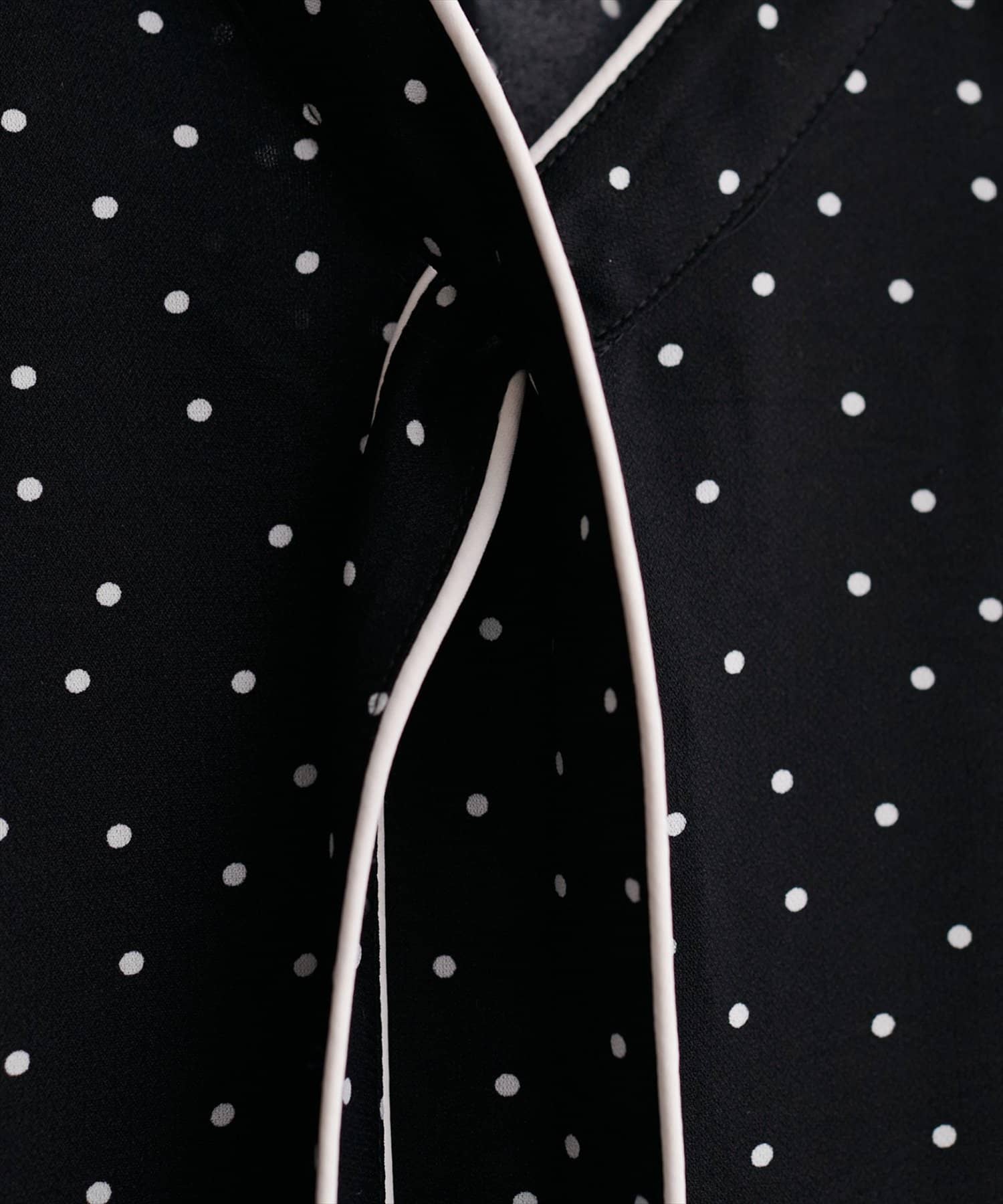 natural couture(ナチュラルクチュール) ねじり配色ボウタイブラウス