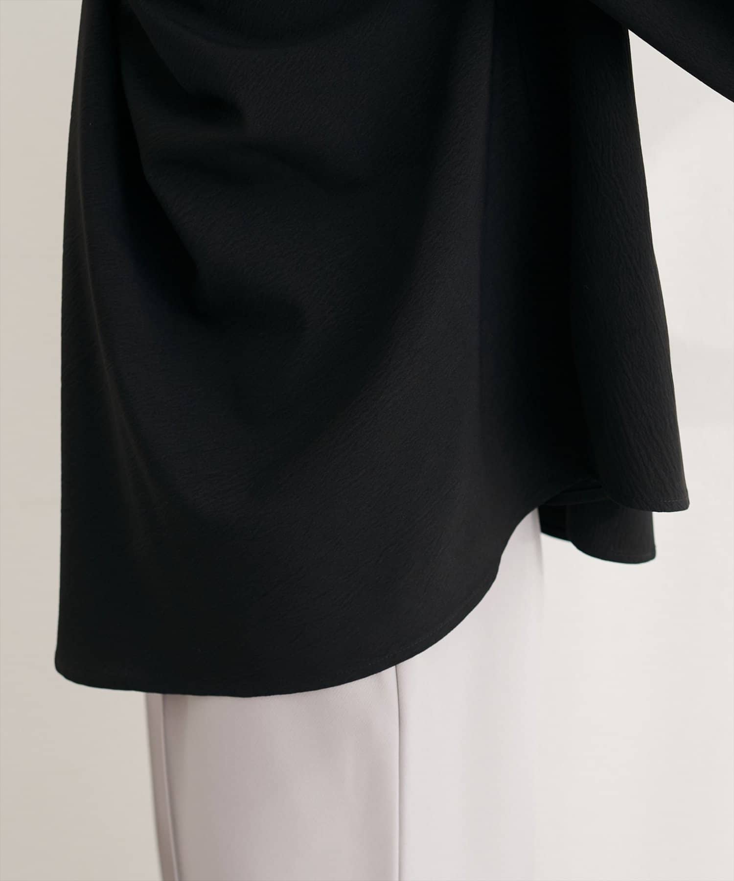 natural couture(ナチュラルクチュール) 前後２WAYフロントねじりブラウス