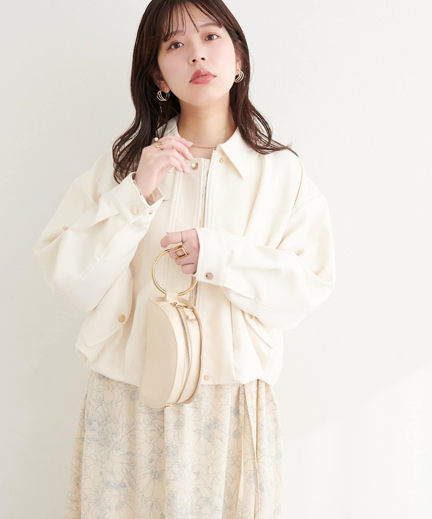 natural couture(ナチュラルクチュール) バルーンブルゾン