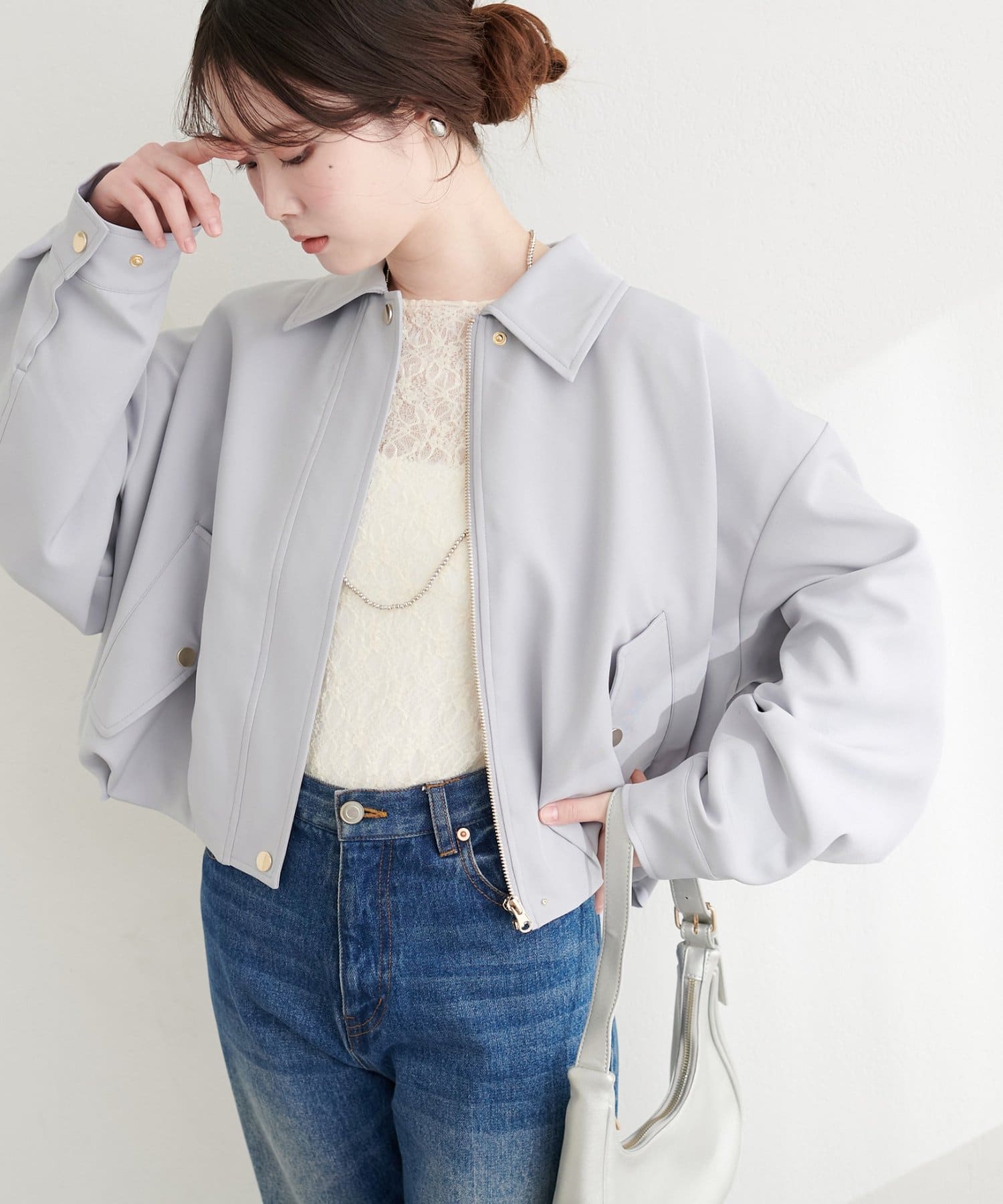 natural couture(ナチュラルクチュール) バルーンブルゾン