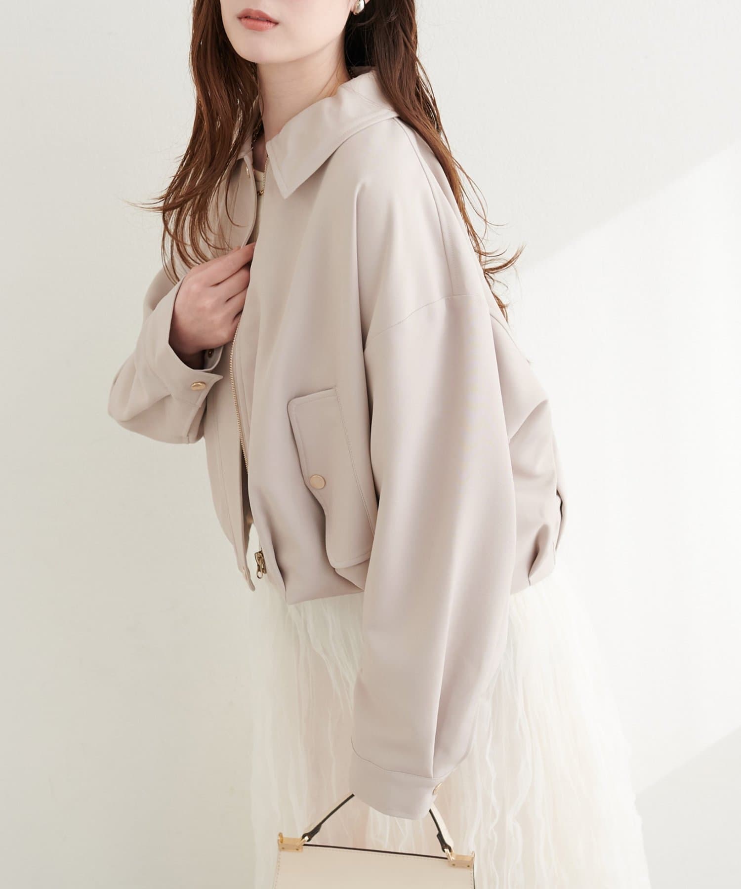 natural couture(ナチュラルクチュール) バルーンブルゾン