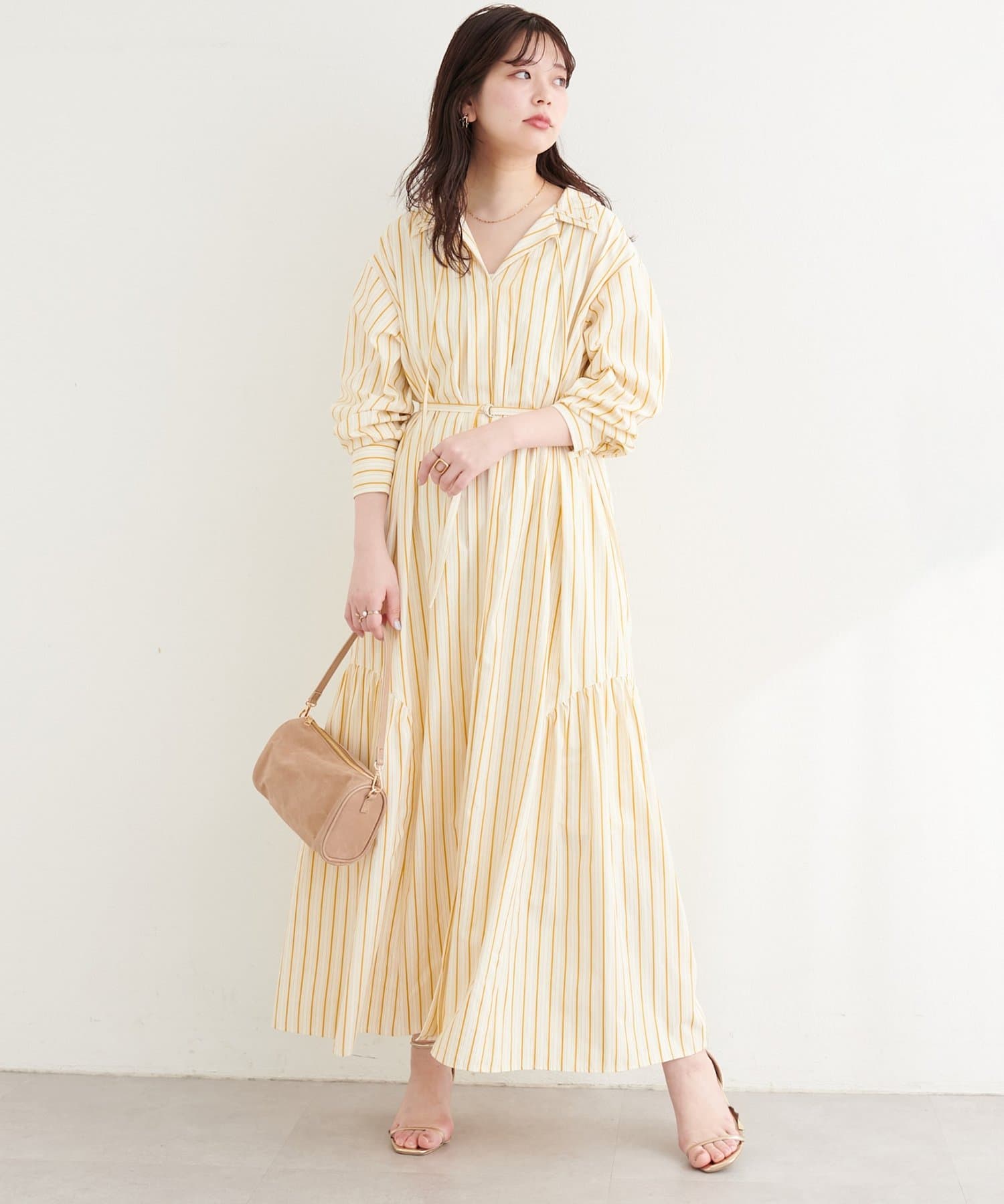 natural couture(ナチュラルクチュール) 〈osono〉こだわりマルチWAYシャツワンピース