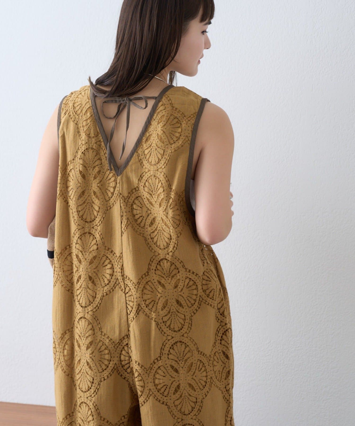 CIAOPANIC TYPY(チャオパニックティピー) 【India】深Ｕ総レースオールインワン