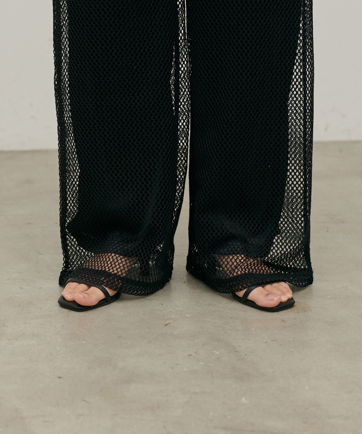 LARUTA(ラルータ) メッシュイージーパンツ