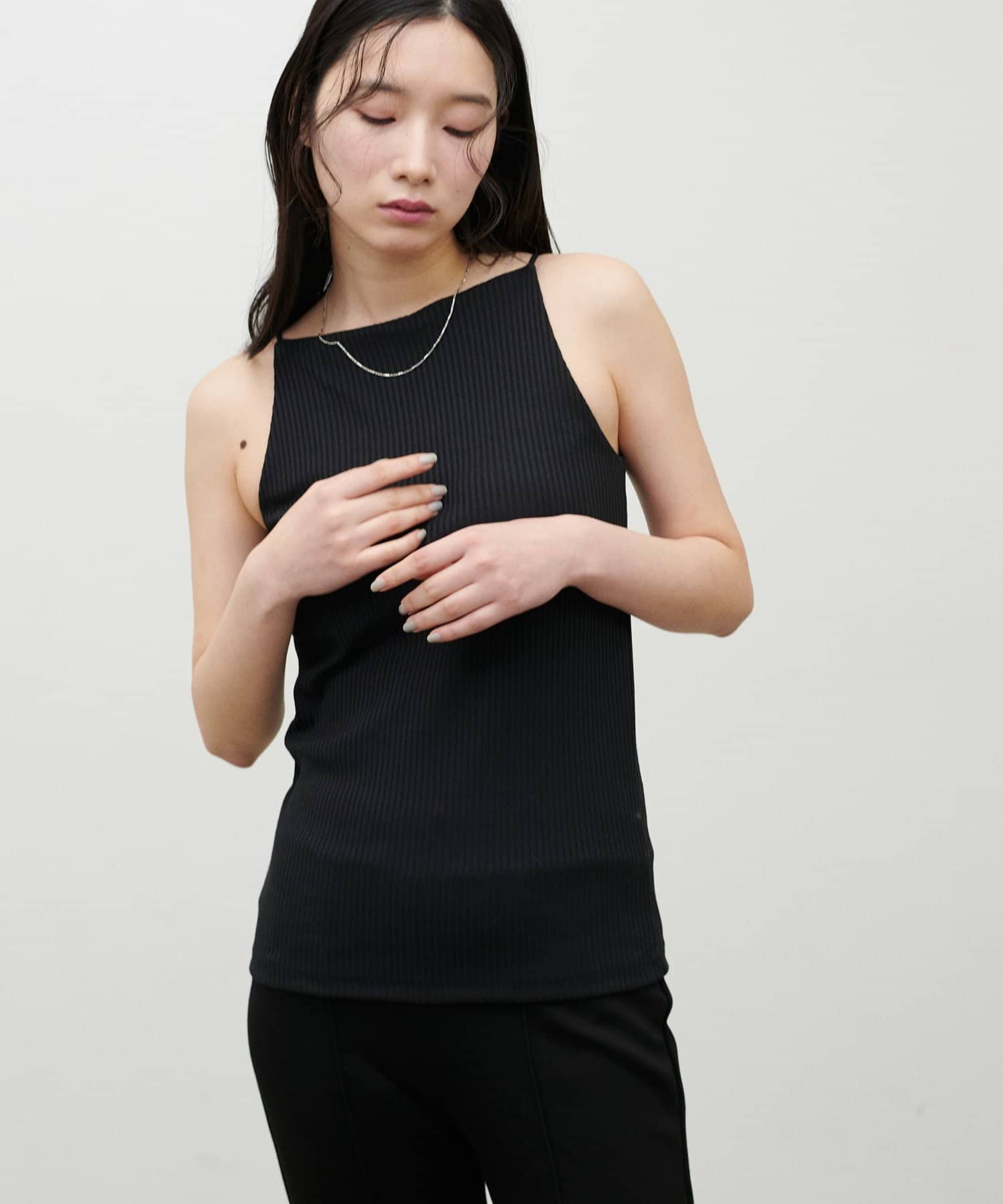 LARUTA(ラルータ) カップ付きアメスリキャミ