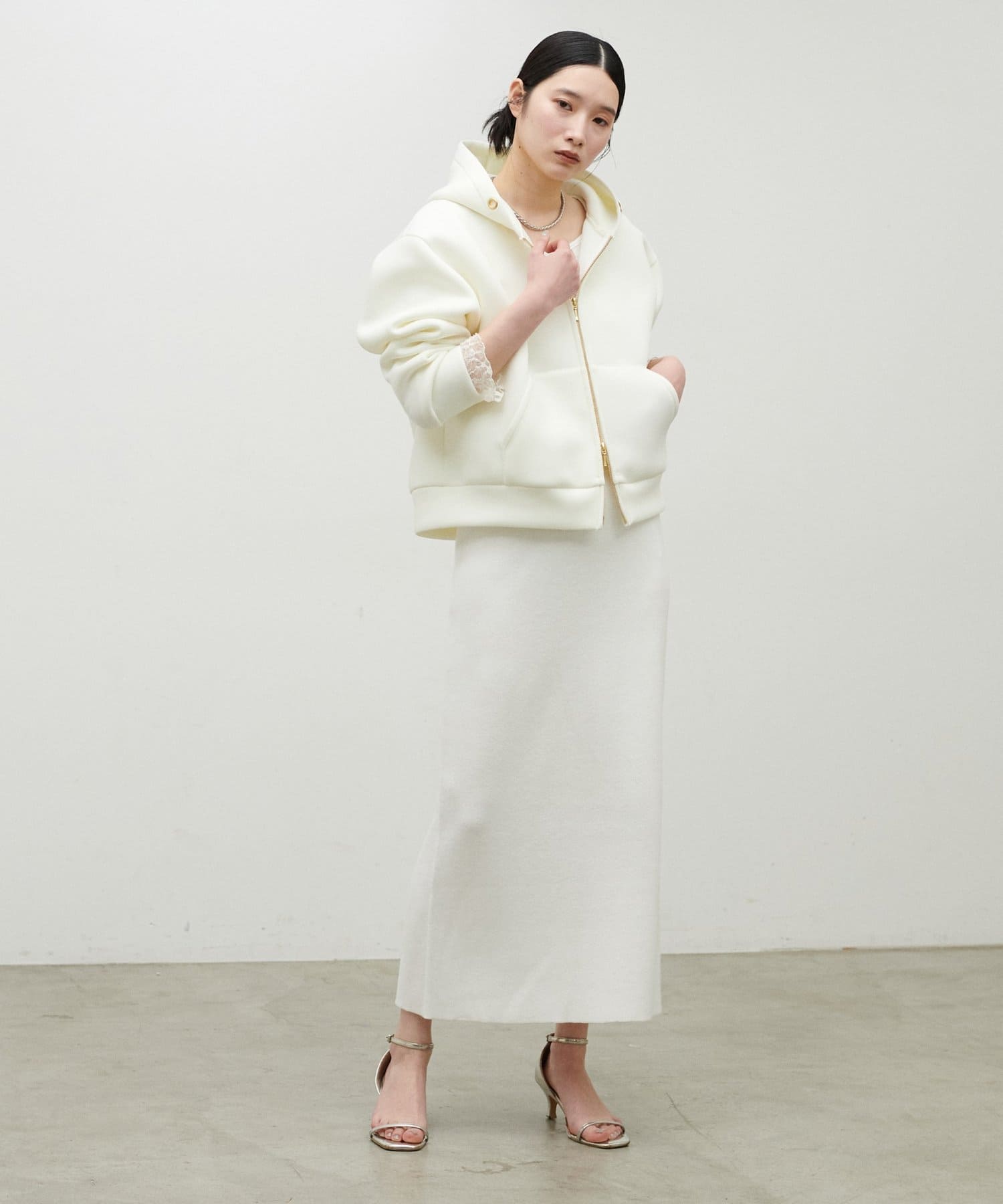 スウェットライクダブルジャガードニットスカート | LARUTA(ラルータ