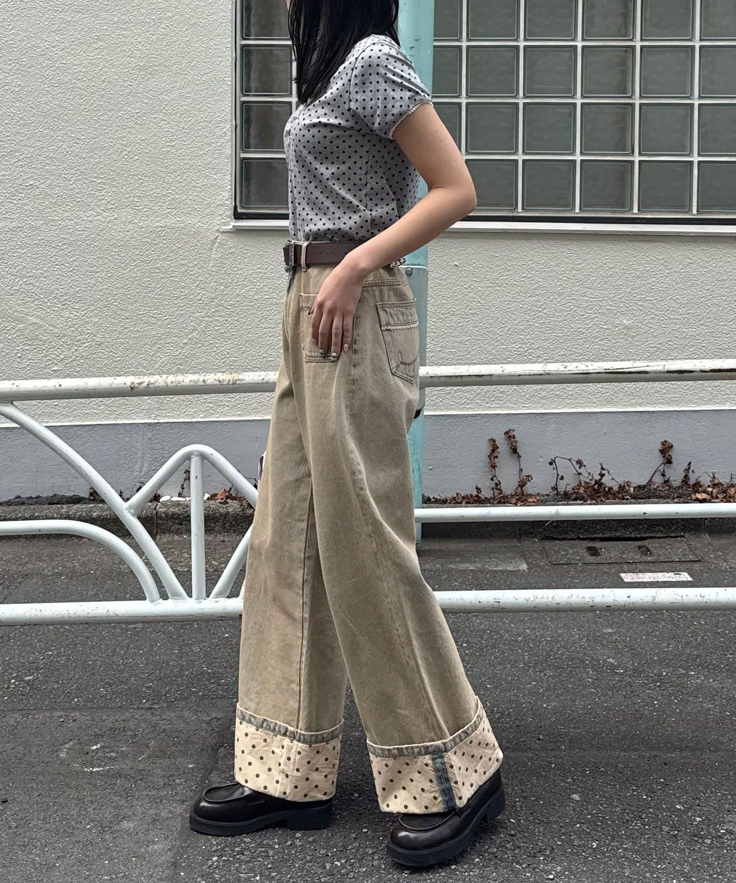 CIAOPANIC(チャオパニック) ピコレースVネックコンパクトTee