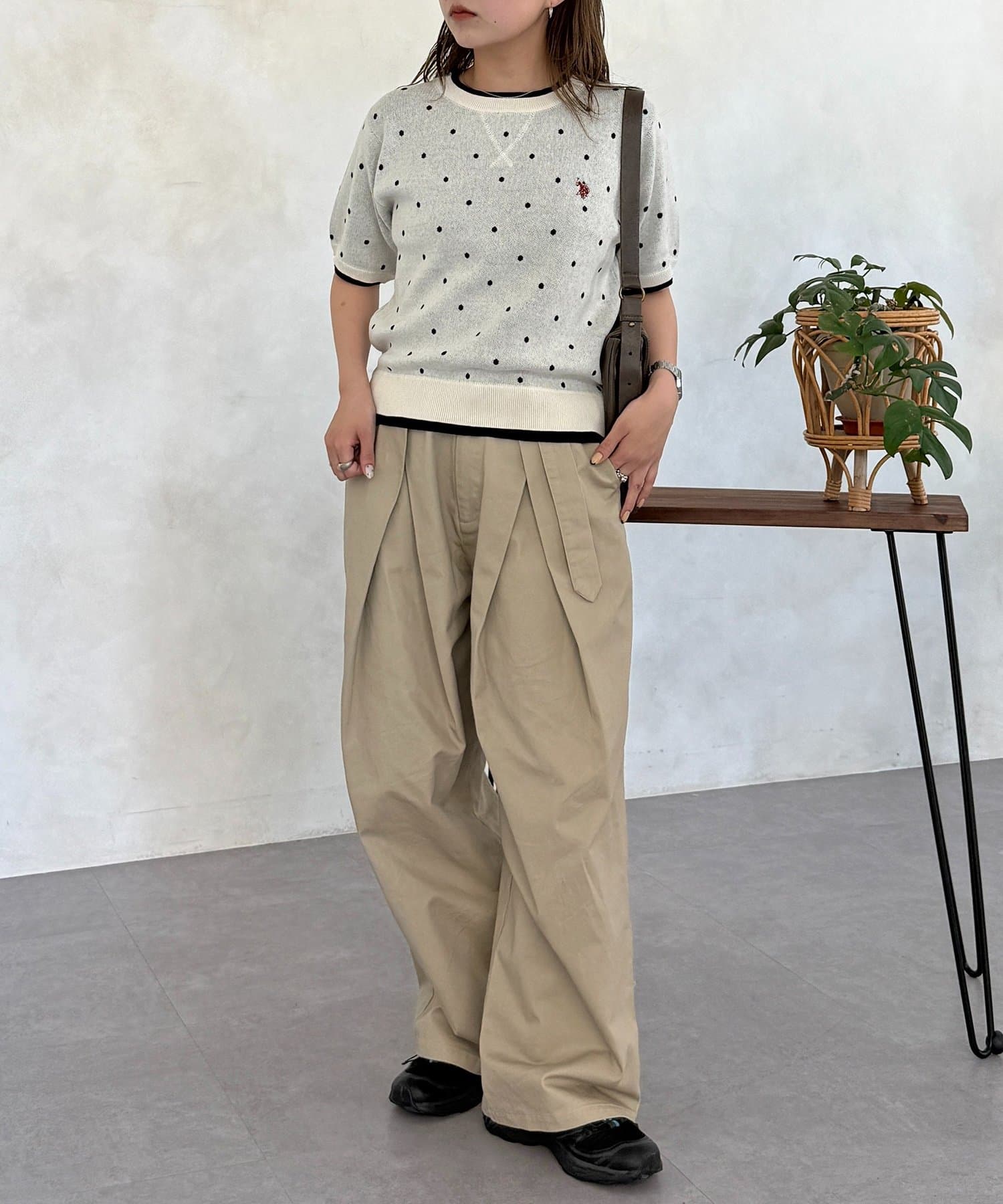 CPCM(シーピーシーエム) 【U.S. POLO ASSN.】フェイクレイヤードスウェットライクプルオーバー