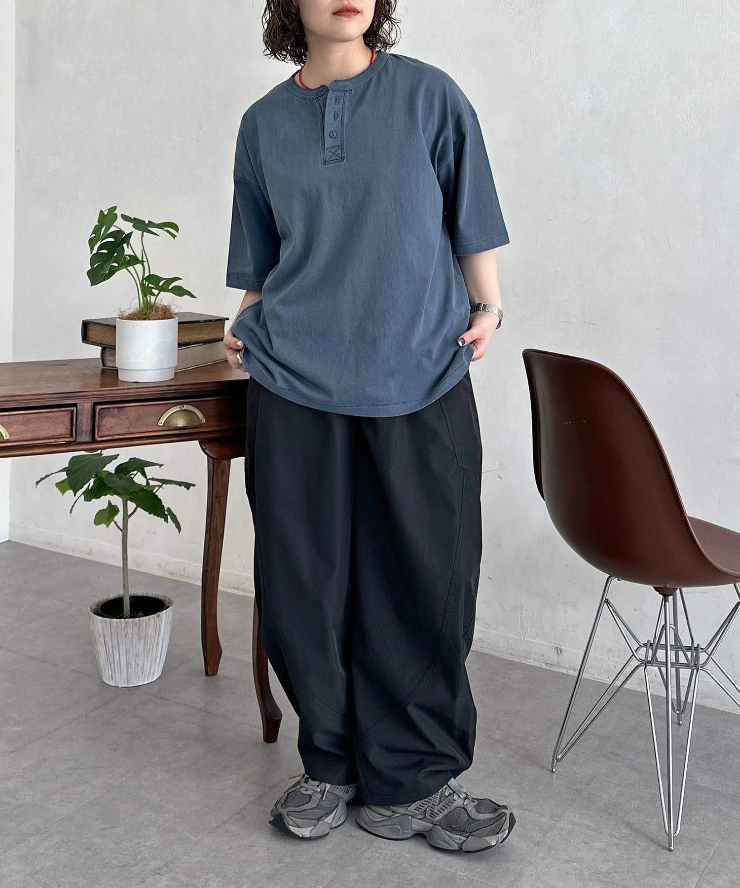 CPCM(シーピーシーエム) ベーシックカラーピグメントヘンリーT