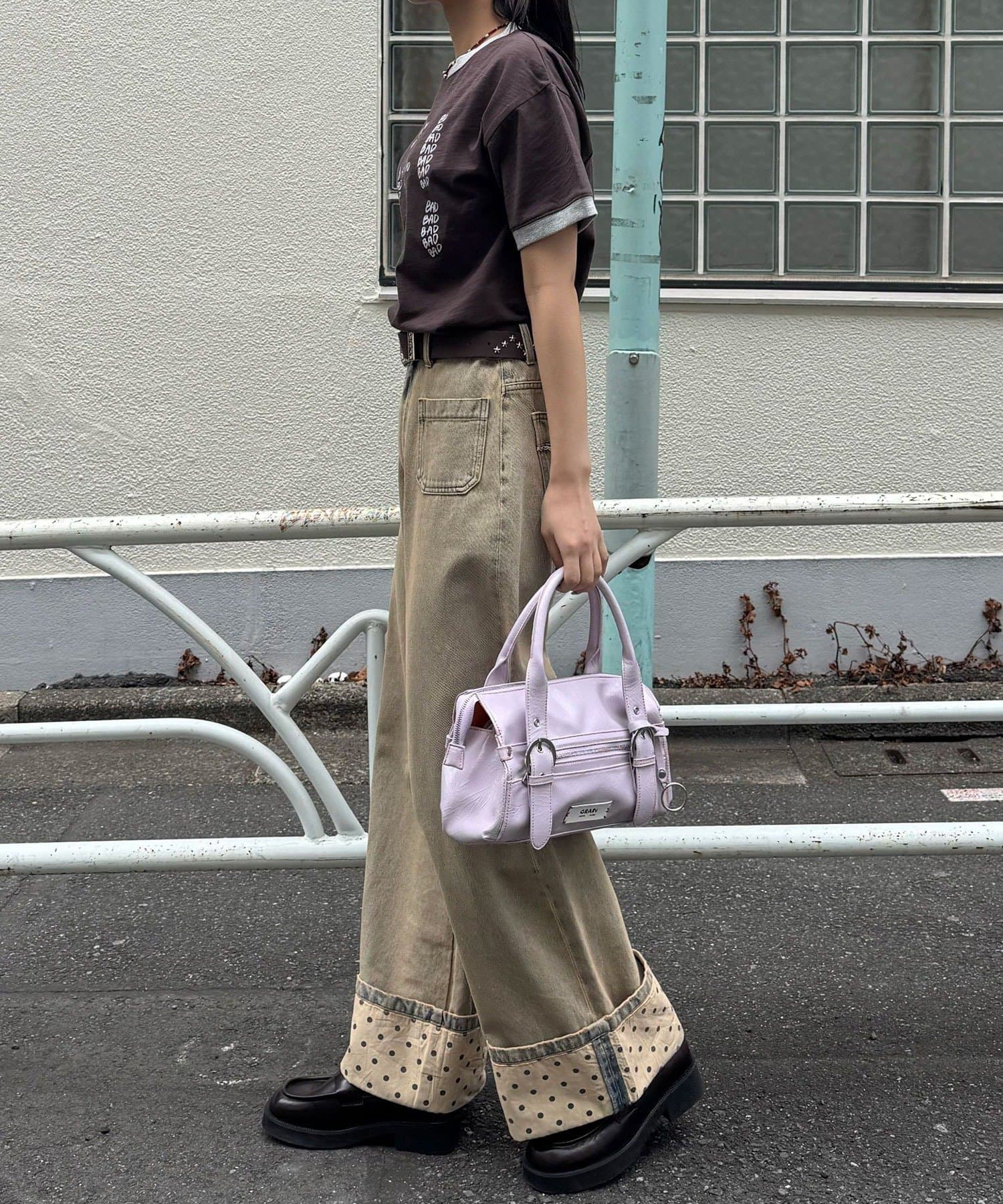 CIAOPANIC(チャオパニック) プリントリンガーロゴTシャツ