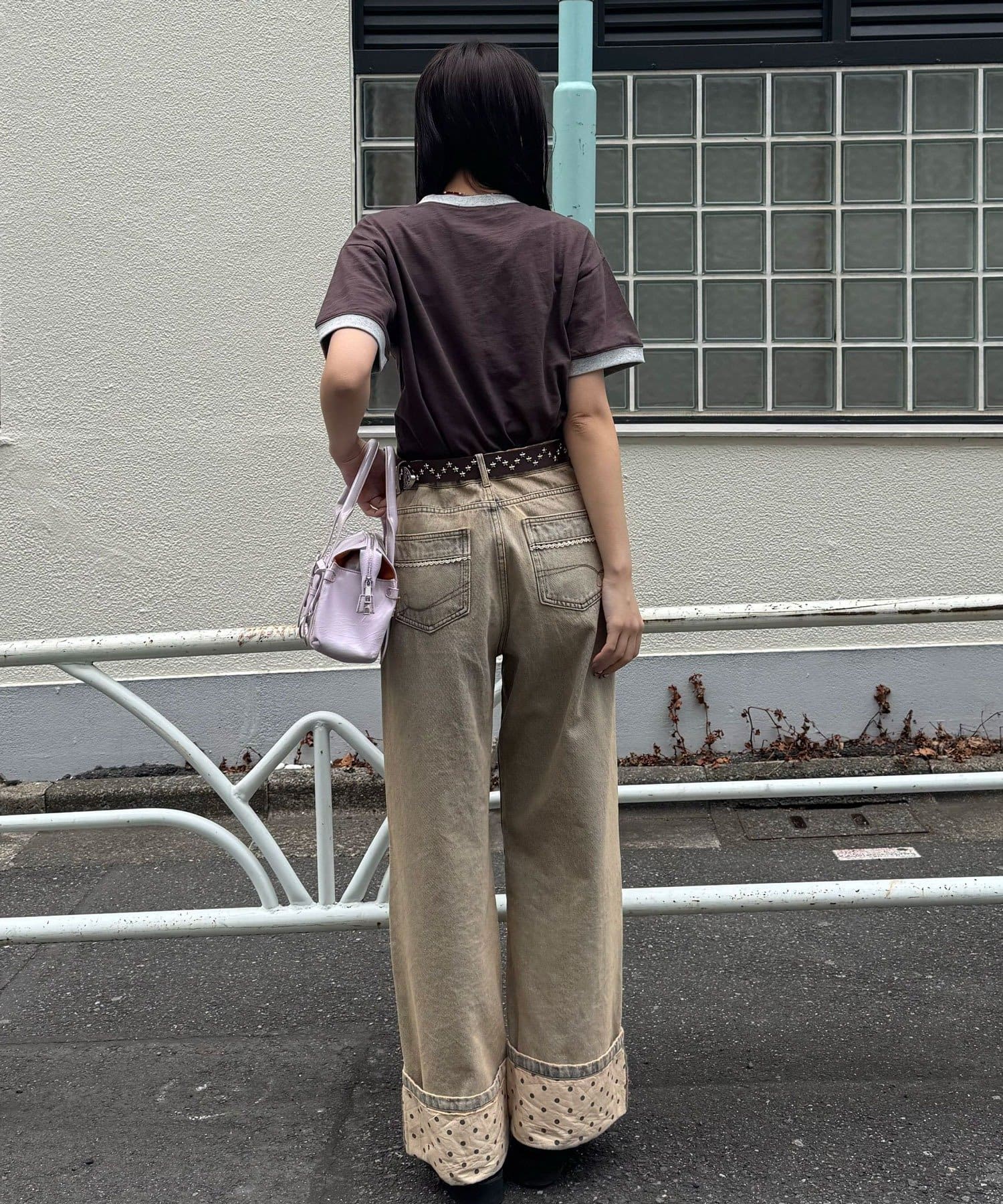 CIAOPANIC(チャオパニック) プリントリンガーロゴTシャツ