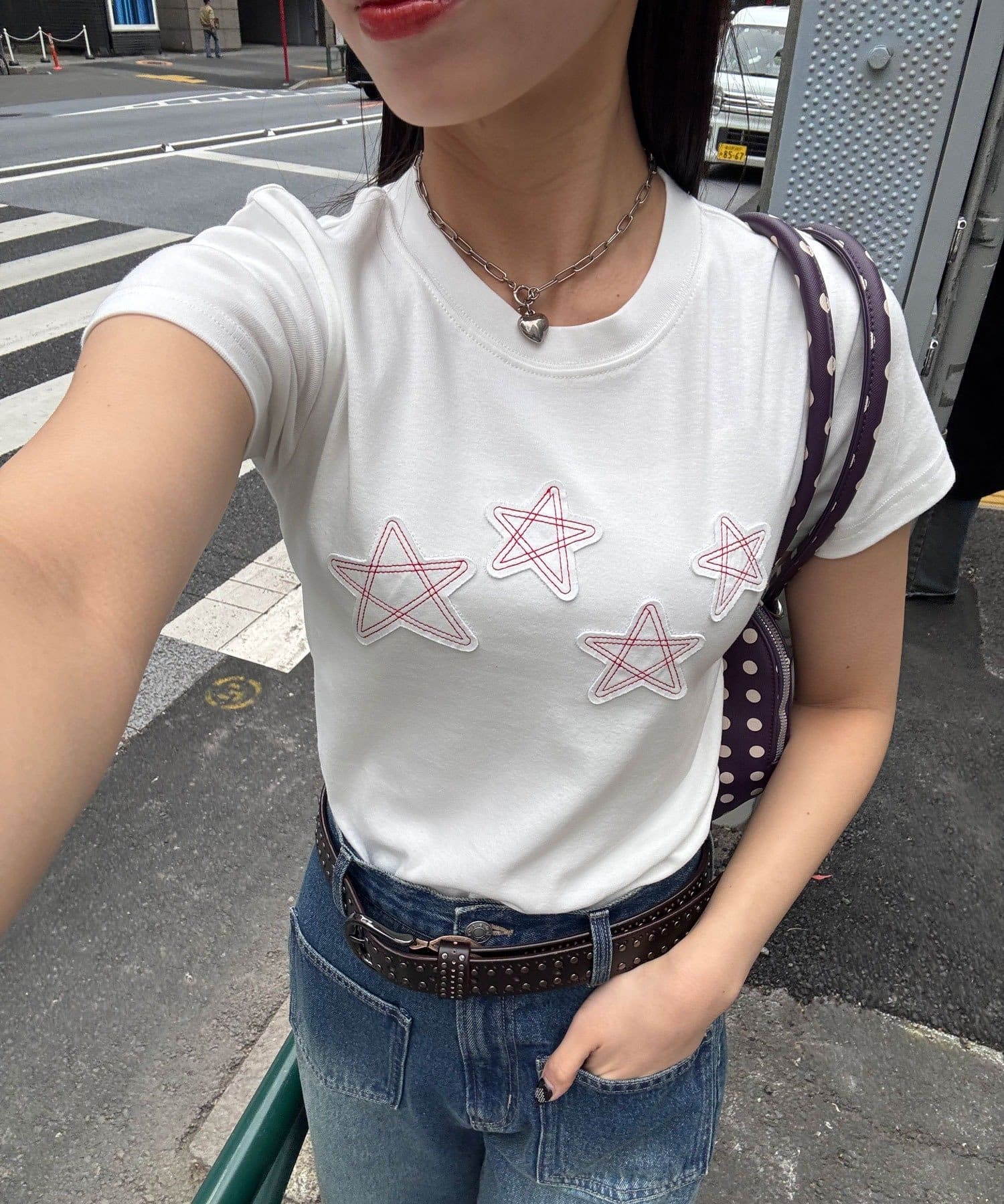 CIAOPANIC(チャオパニック) 【2サイズ展開】スターワッペンTee